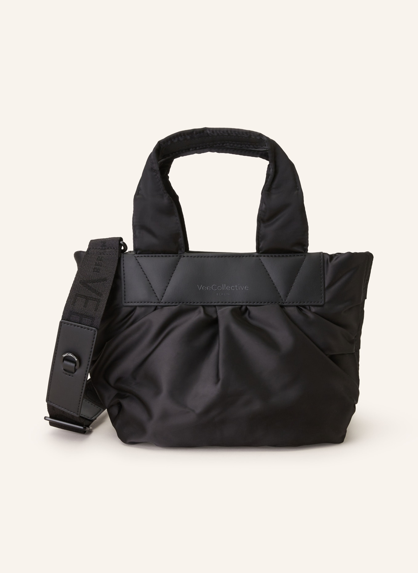 Vee Collective Shopper CABA MINI with pouch, Color: BLACK (Image 1)