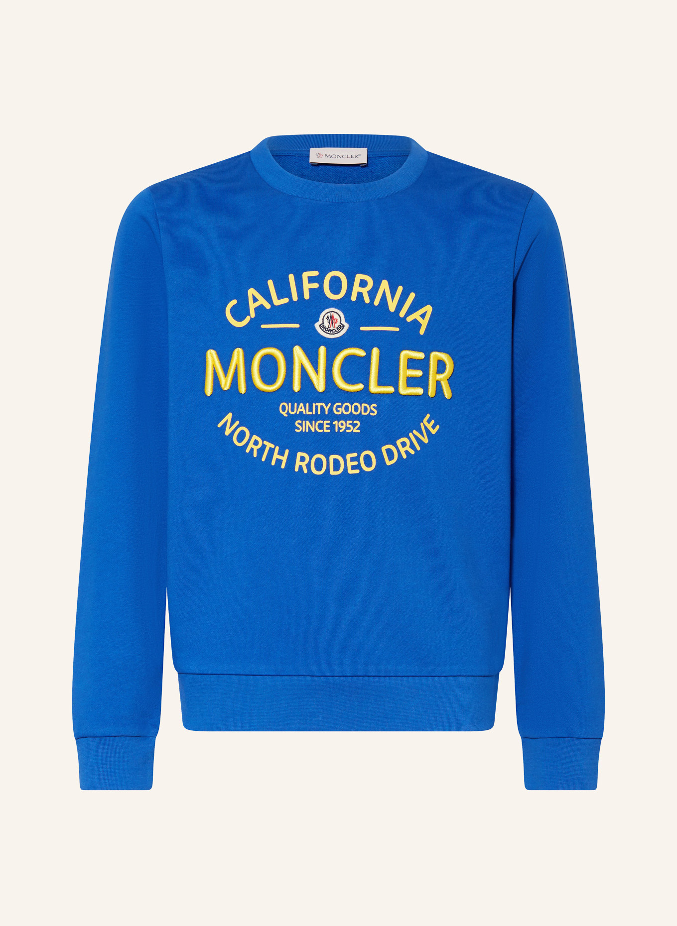 MONCLER enfant Sweatshirt, Farbe: BLAU/ GELB (Bild 1)