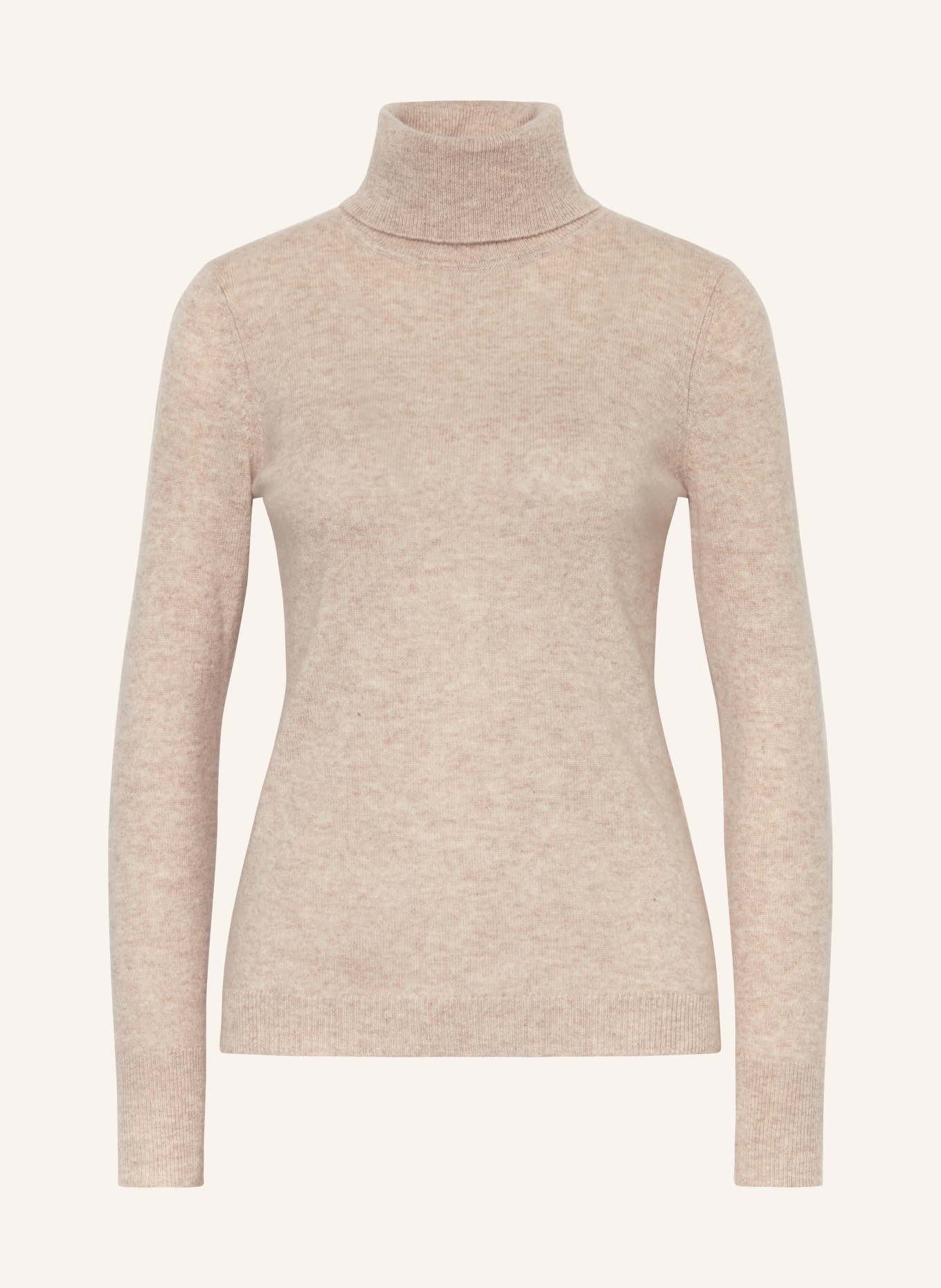 darling harbour Turtleneck sweater in cashmere, Color: HAFER MELANGE (Image 1)