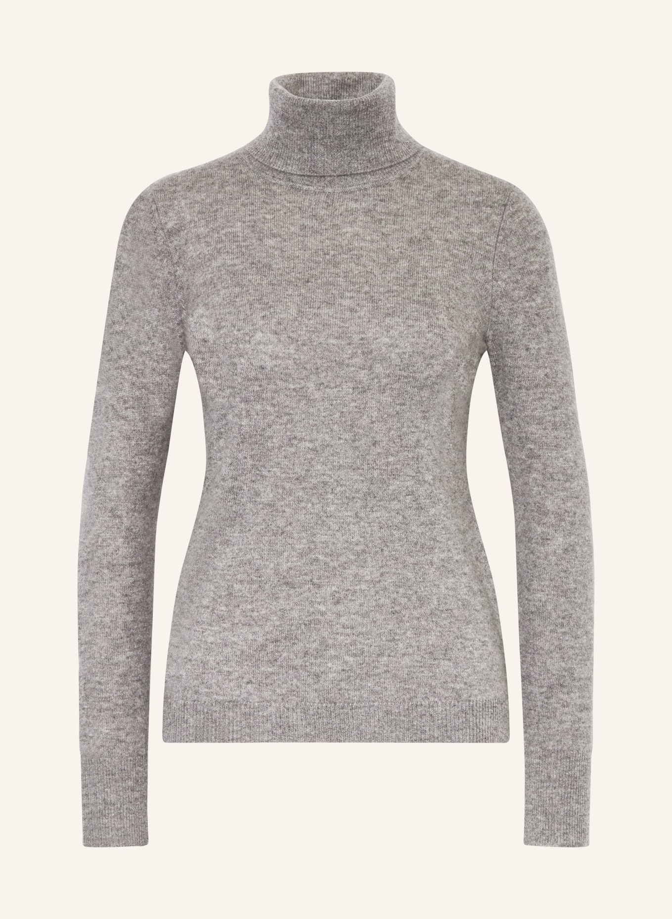 darling harbour Turtleneck sweater in cashmere, Color: GRAU MELANGE (Image 1)