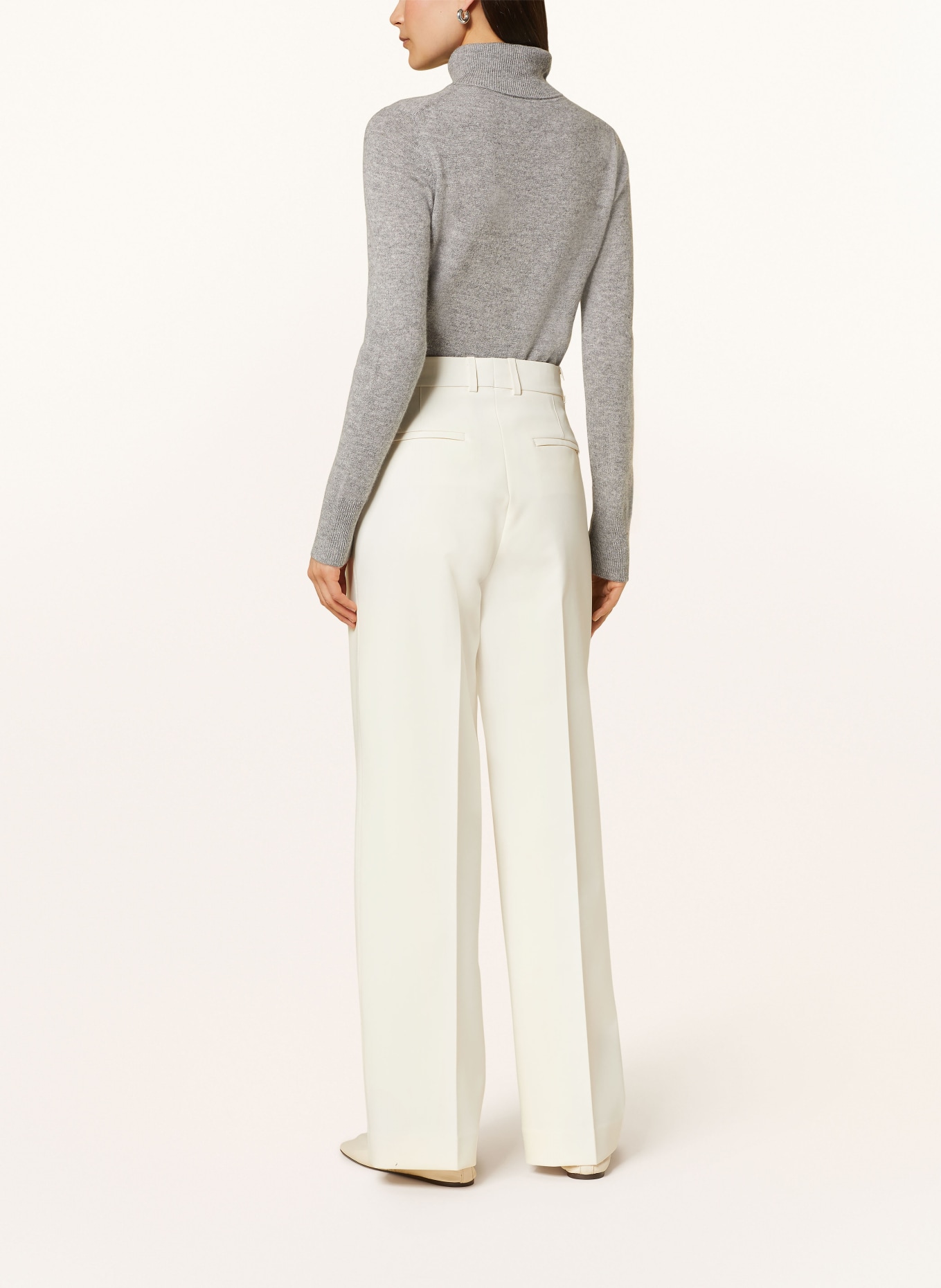 darling harbour Turtleneck sweater in cashmere, Color: GRAU MELANGE (Image 3)