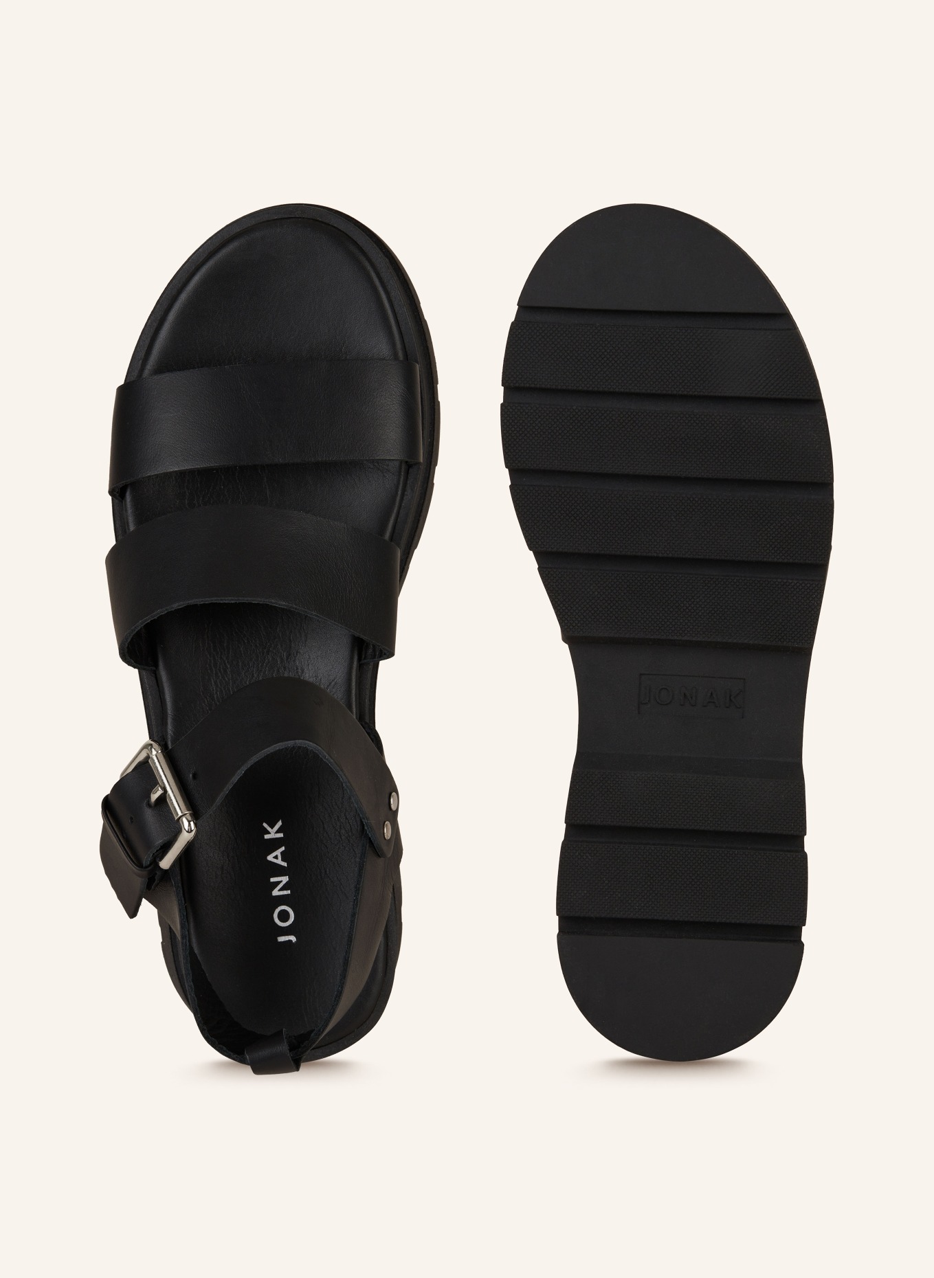 JONAK Platform sandals PRIAME, Color: BLACK (Image 5)