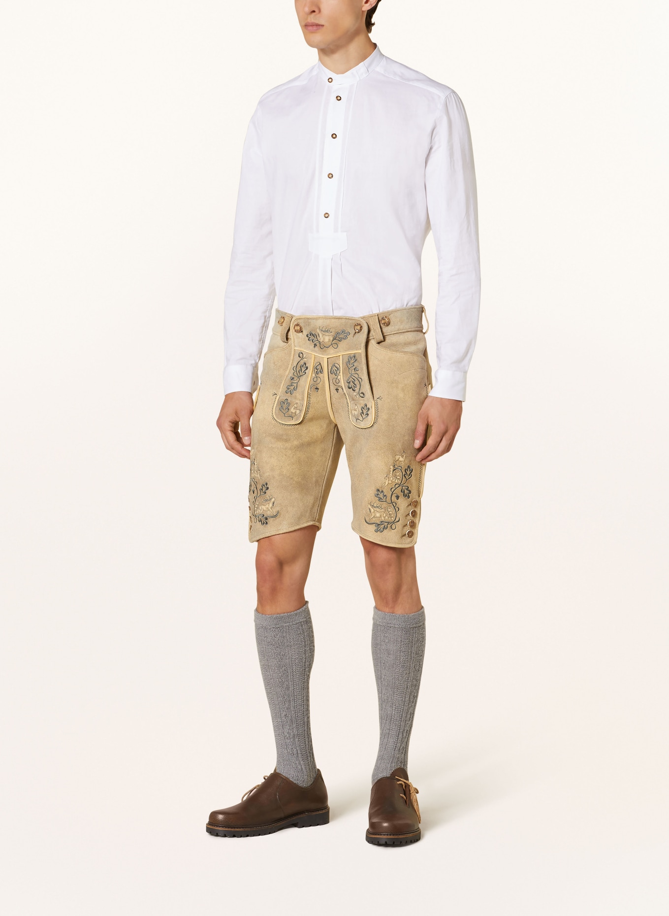 BECKERT Trachten-Lederhose METTERNICH, Farbe: BEIGE (Bild 2)