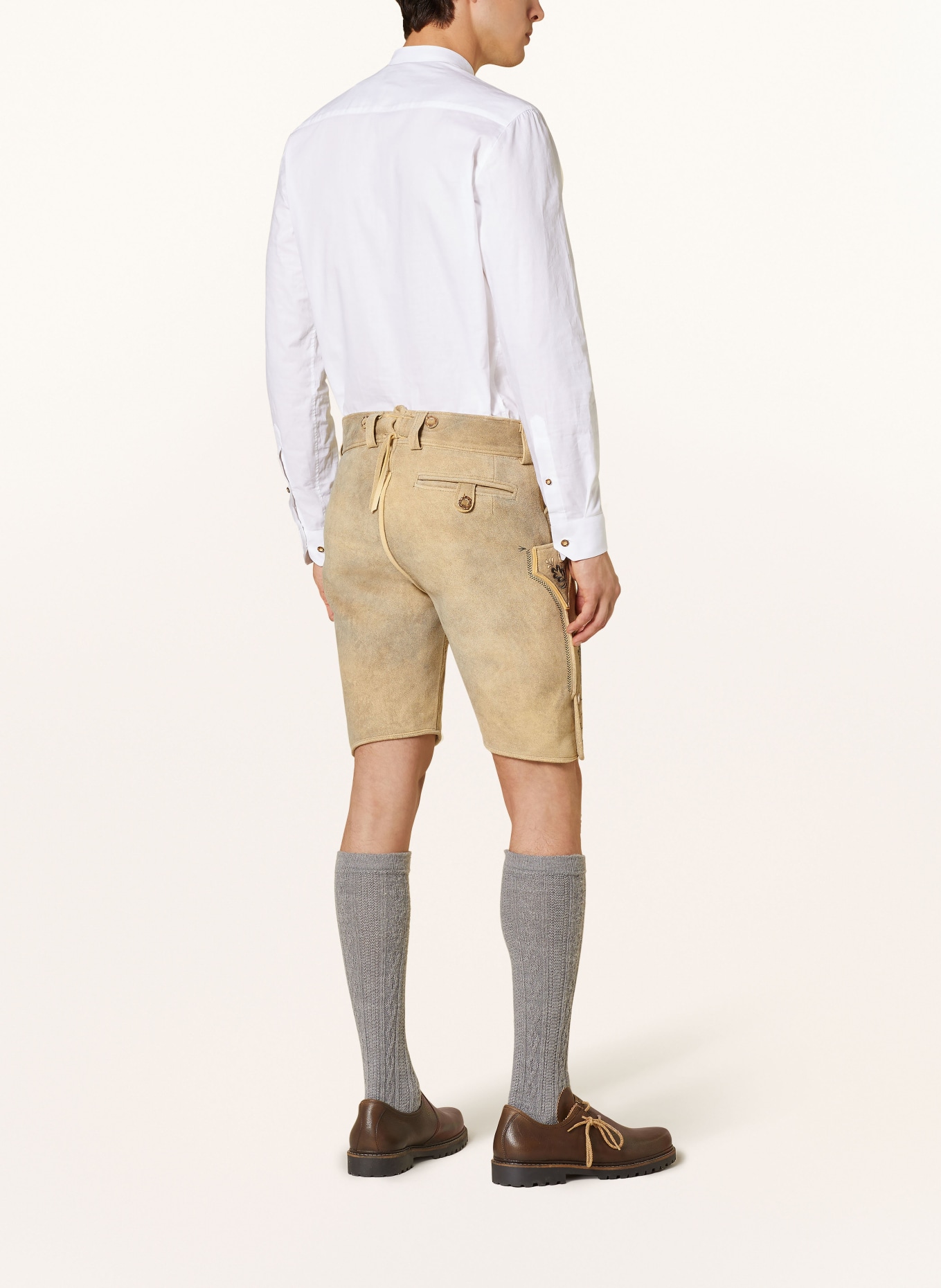 BECKERT Trachten-Lederhose METTERNICH, Farbe: BEIGE (Bild 3)