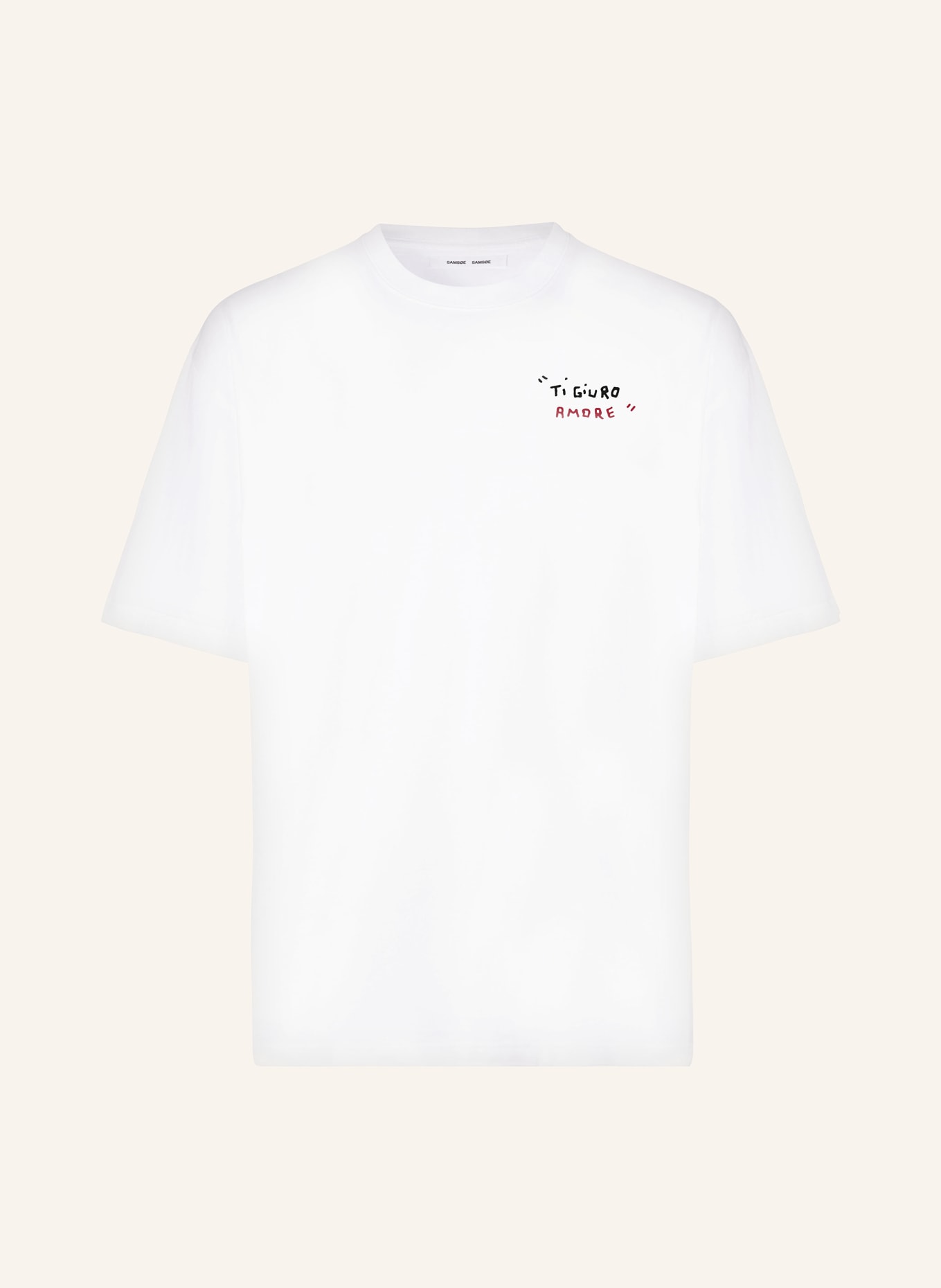 SAMSØE  SAMSØE T-shirt SAGIOTTO, Color: WHITE (Image 1)