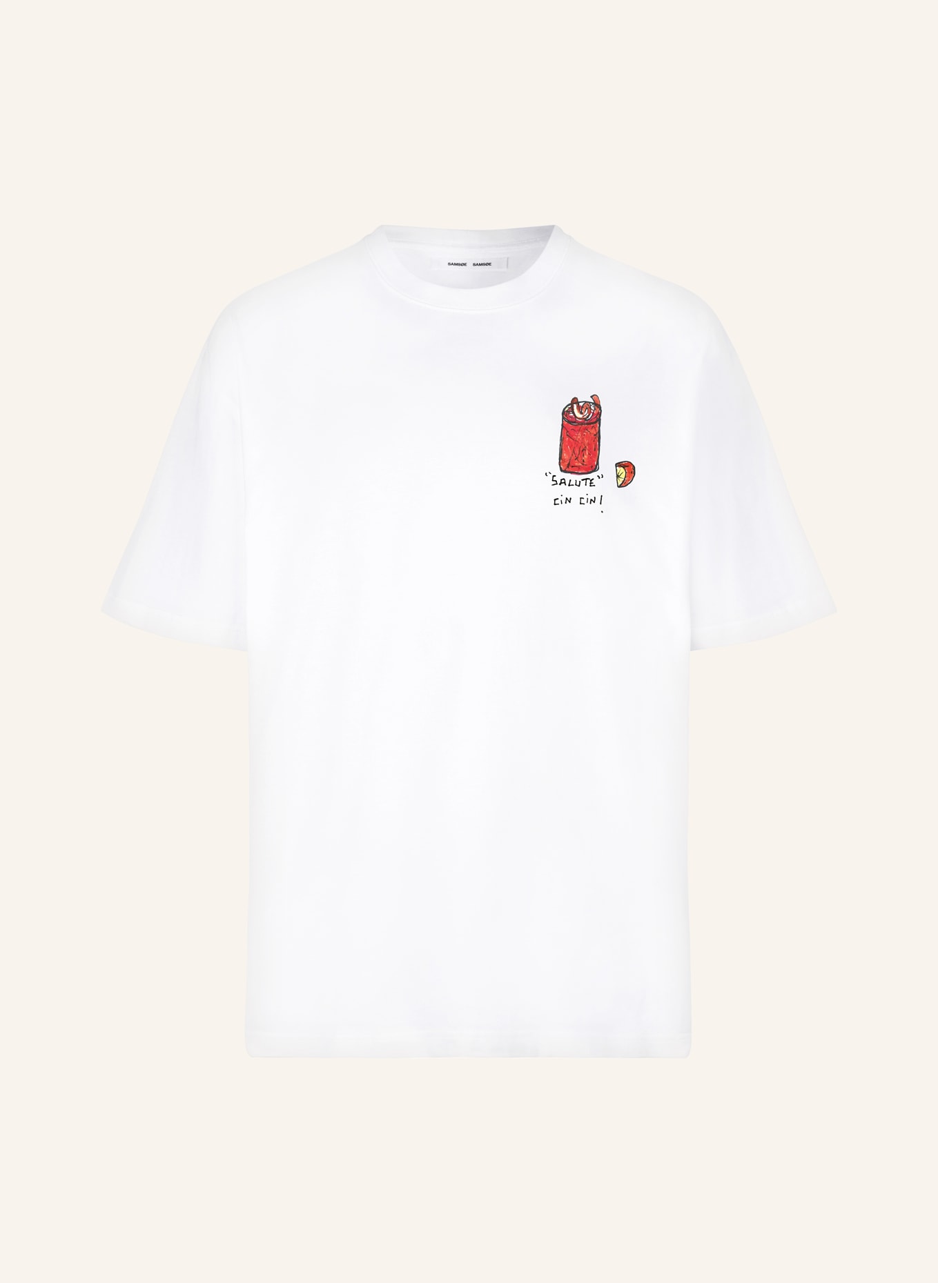 SAMSØE  SAMSØE T-shirt SAGIOTTO, Color: WHITE (Image 1)