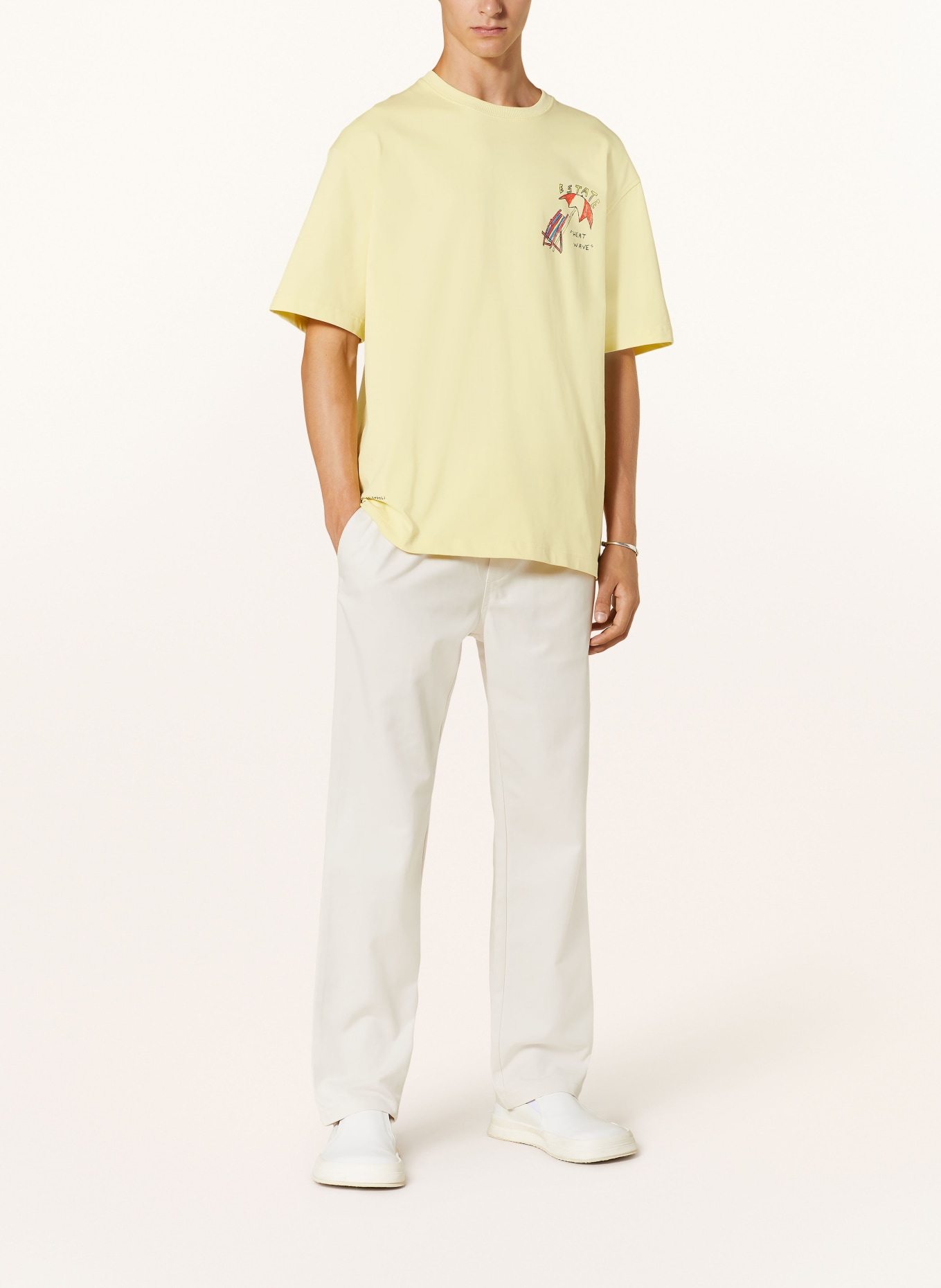 SAMSØE SAMSØE T-shirt SAGIOTTO: GEEL