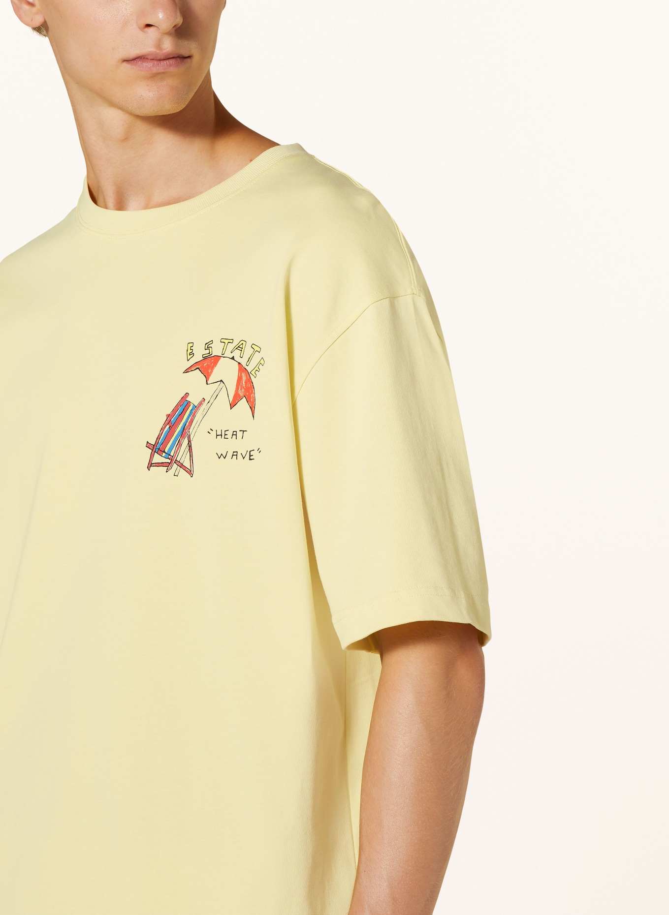 SAMSØE SAMSØE T-shirt SAGIOTTO: GEEL