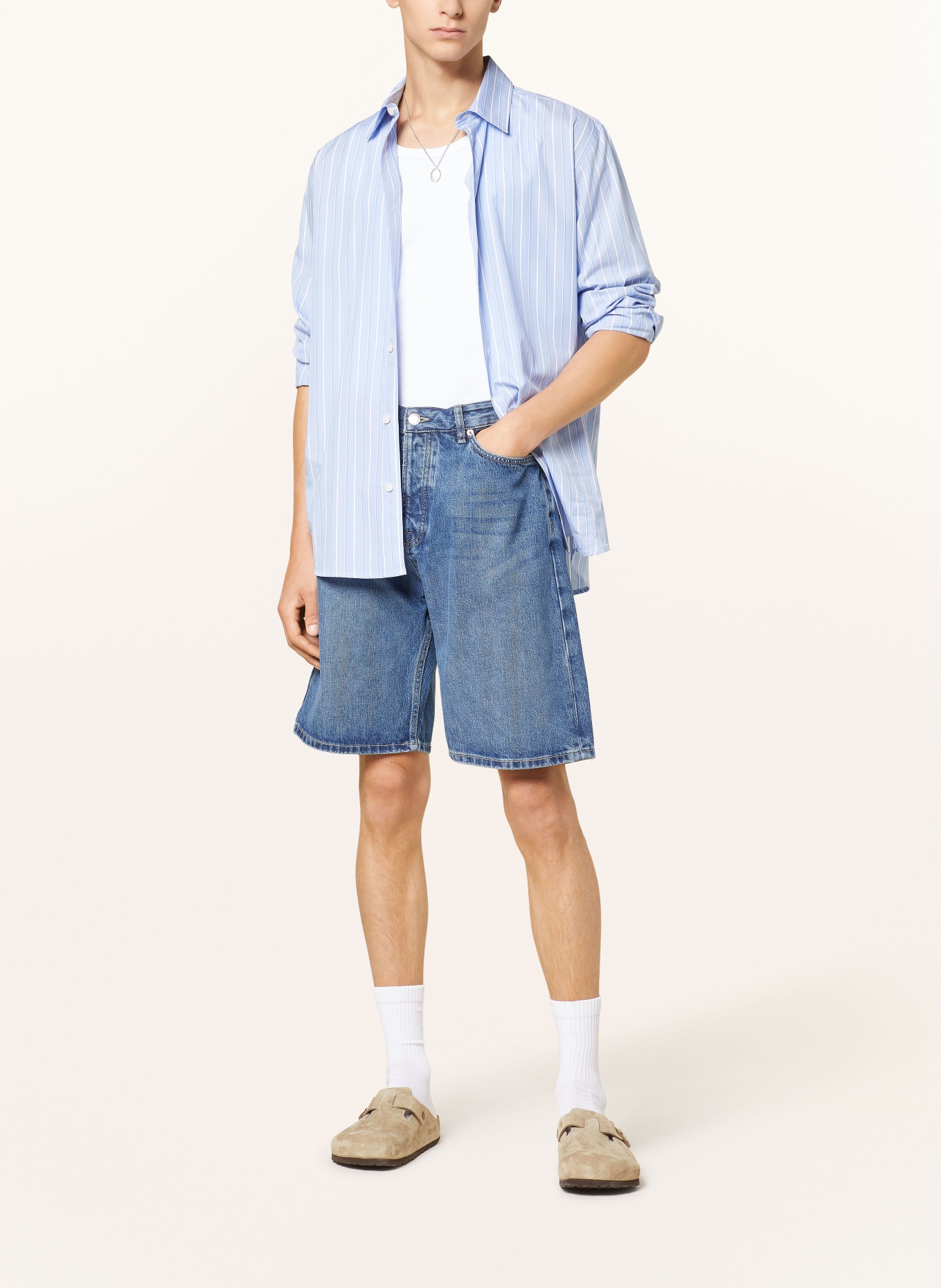SAMSØE  SAMSØE Denim shorts SAEDDIE: CLR001556 Legend