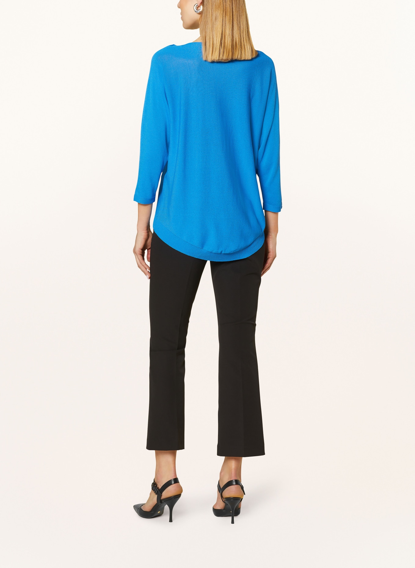 Joseph Ribkoff Sweater with 3/4 sleeves, Color: BLUE (Image 3)