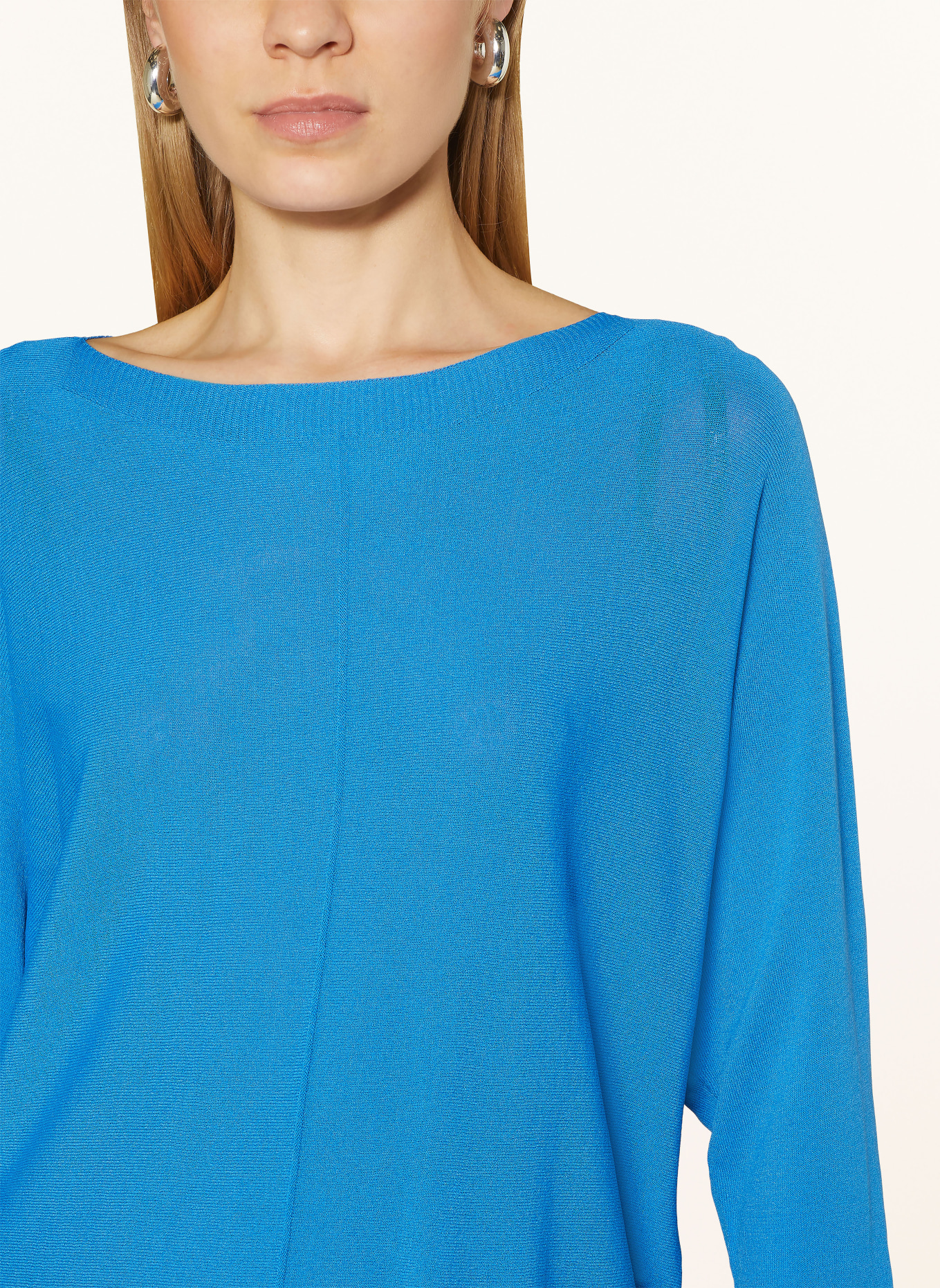 Joseph Ribkoff Sweater with 3/4 sleeves, Color: BLUE (Image 4)