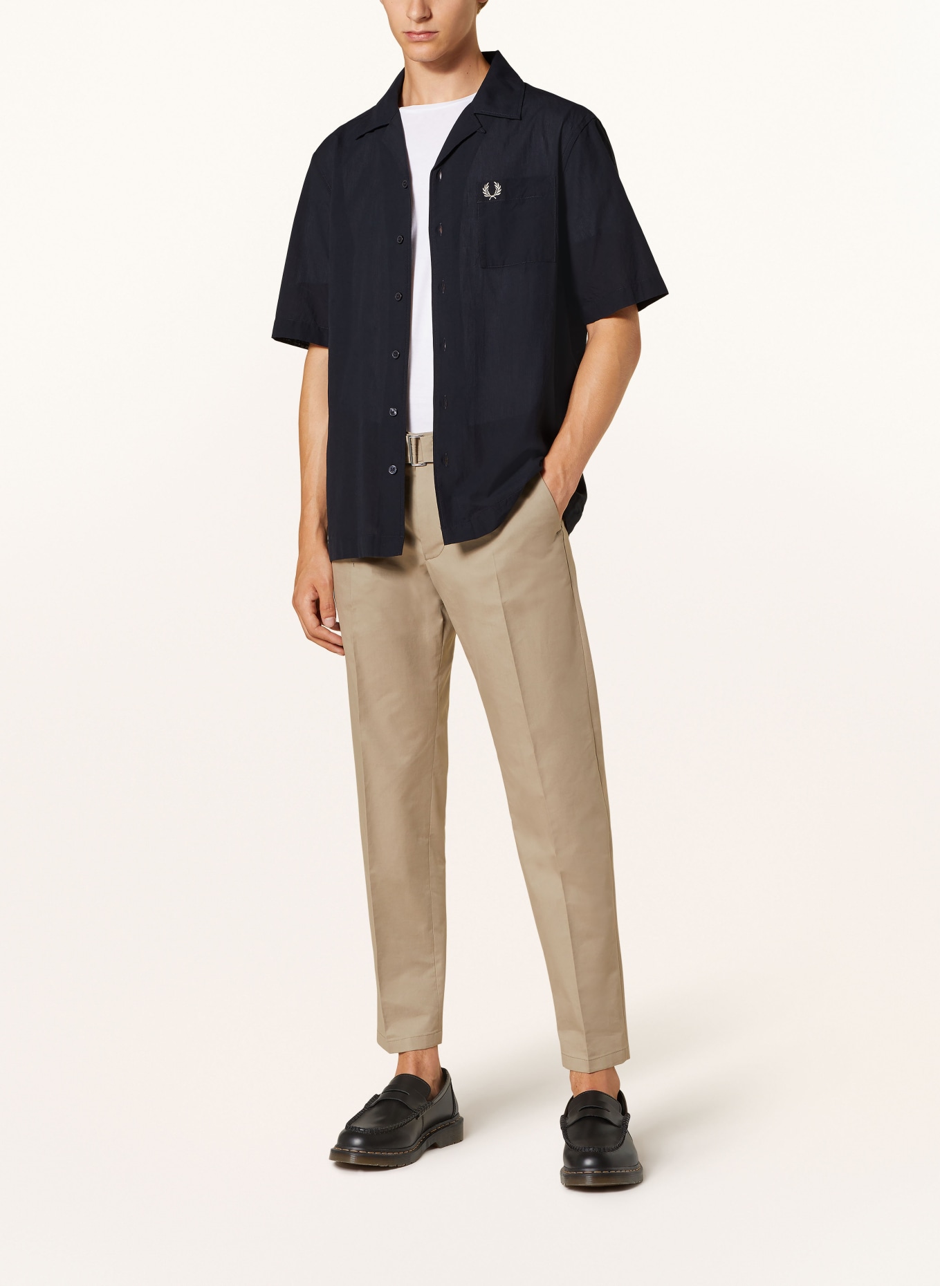 FRED PERRY Resort shirt comfort fit, Color: DARK BLUE (Image 2)