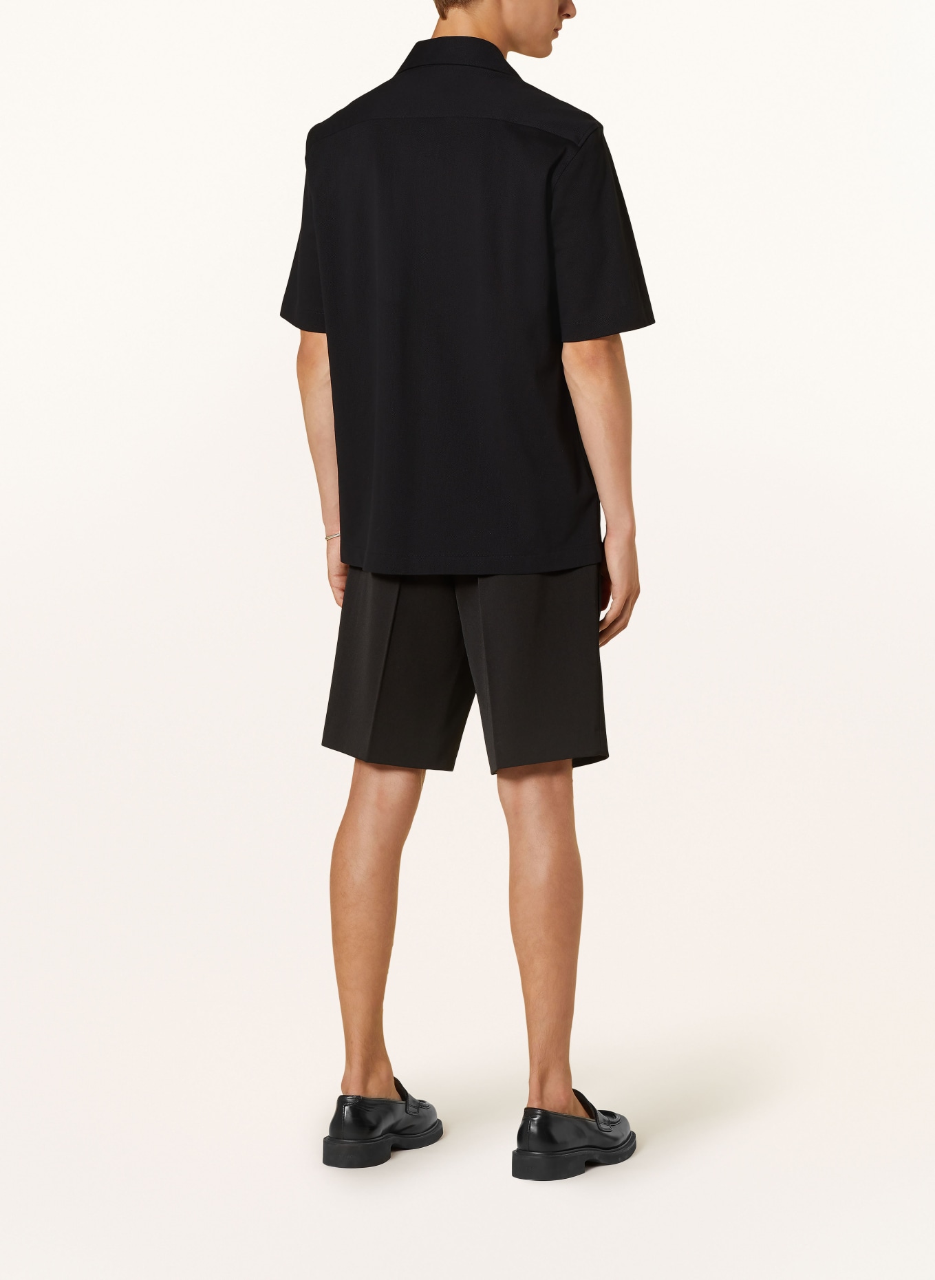 FRED PERRY Koszula z krótkim rękawem comfort fit, Kolor: CZARNY/ NIEBIESKI (Obrazek 3)