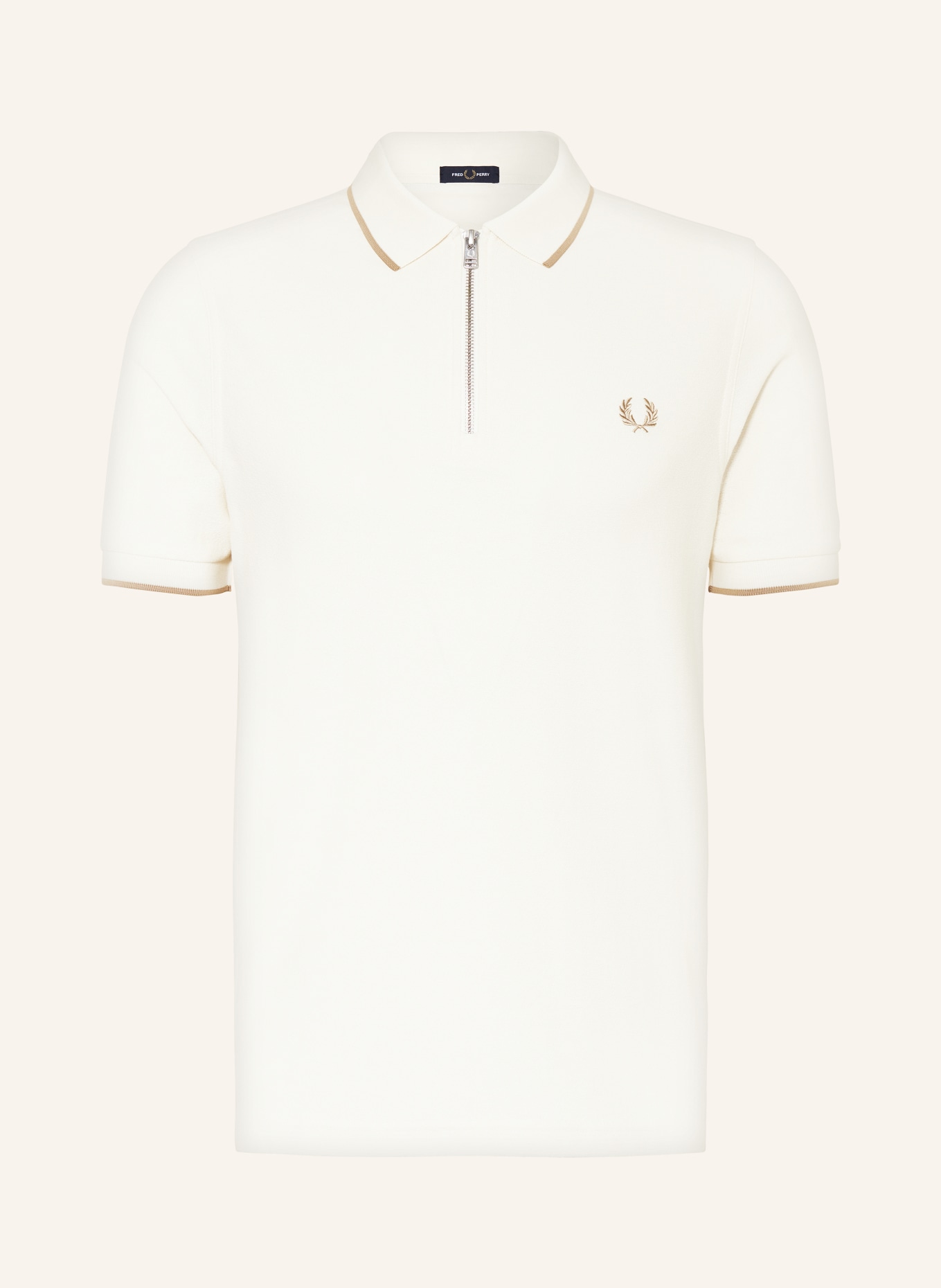 FRED PERRY Polo shirt, Color: ECRU (Image 1)