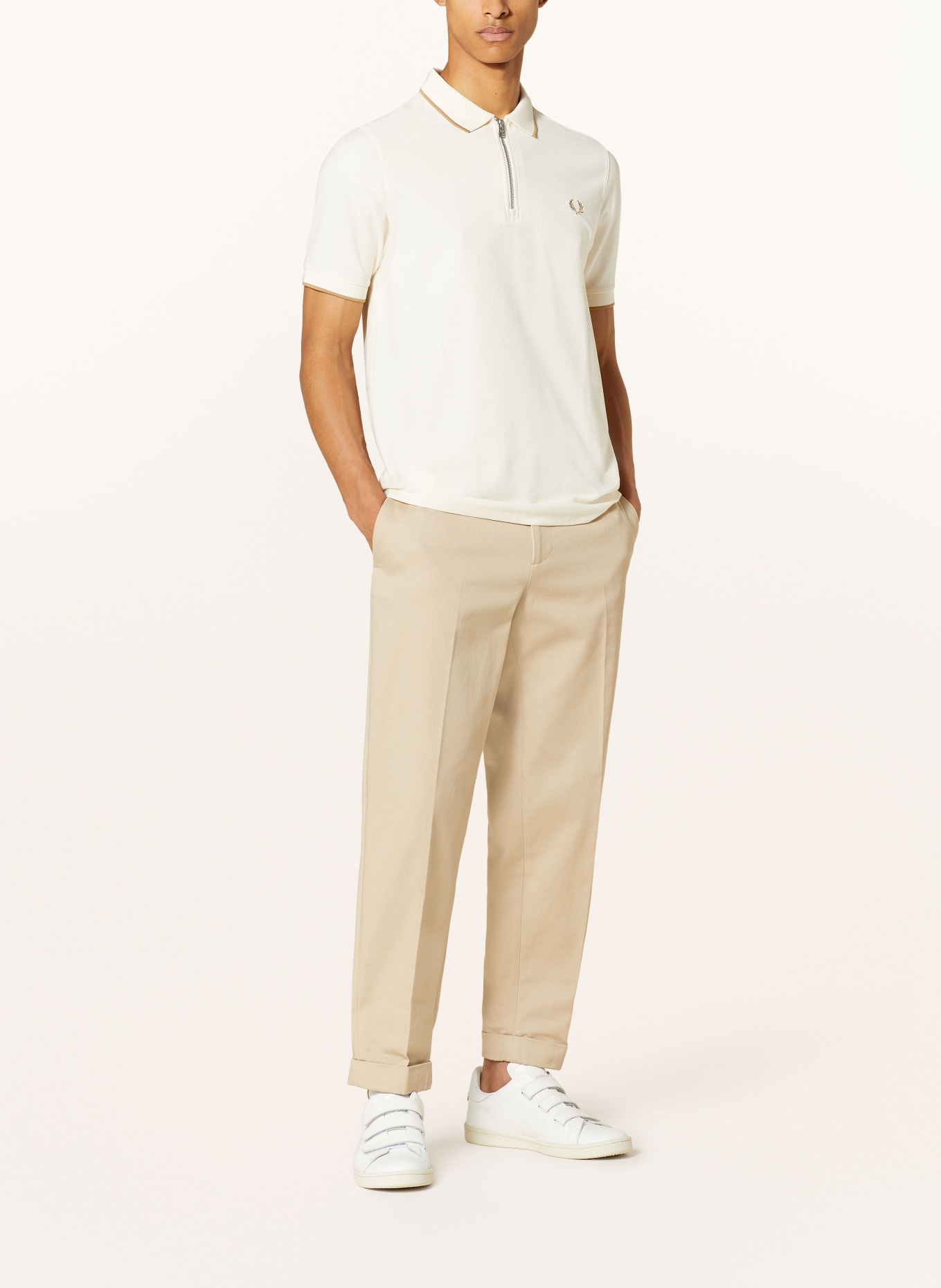 FRED PERRY Polo shirt, Color: ECRU (Image 2)