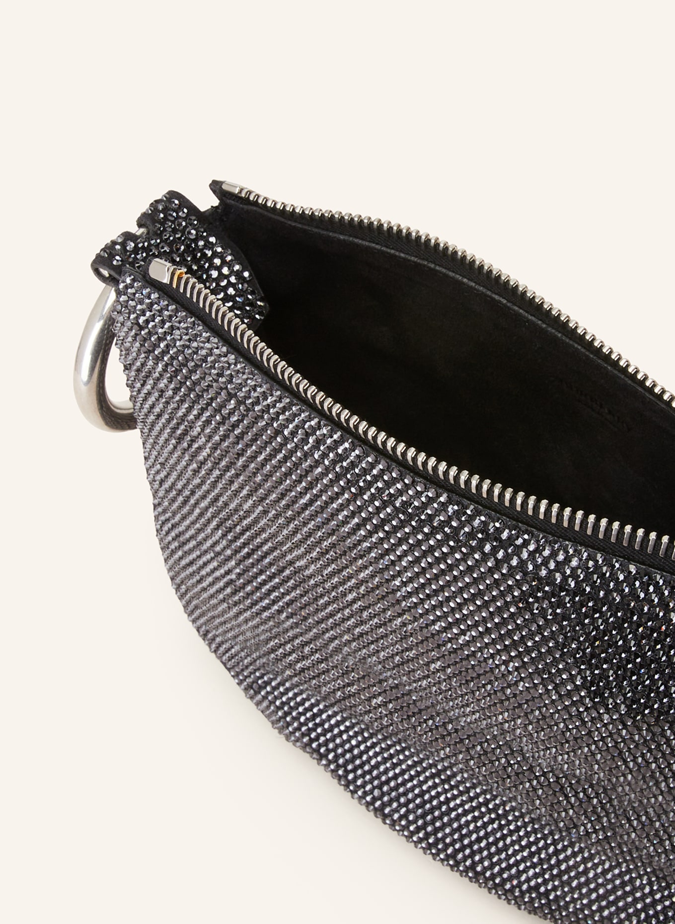 BURBERRY Shoulder bag KNIGHT with decorative gems, Color: BLACK (Image 3)