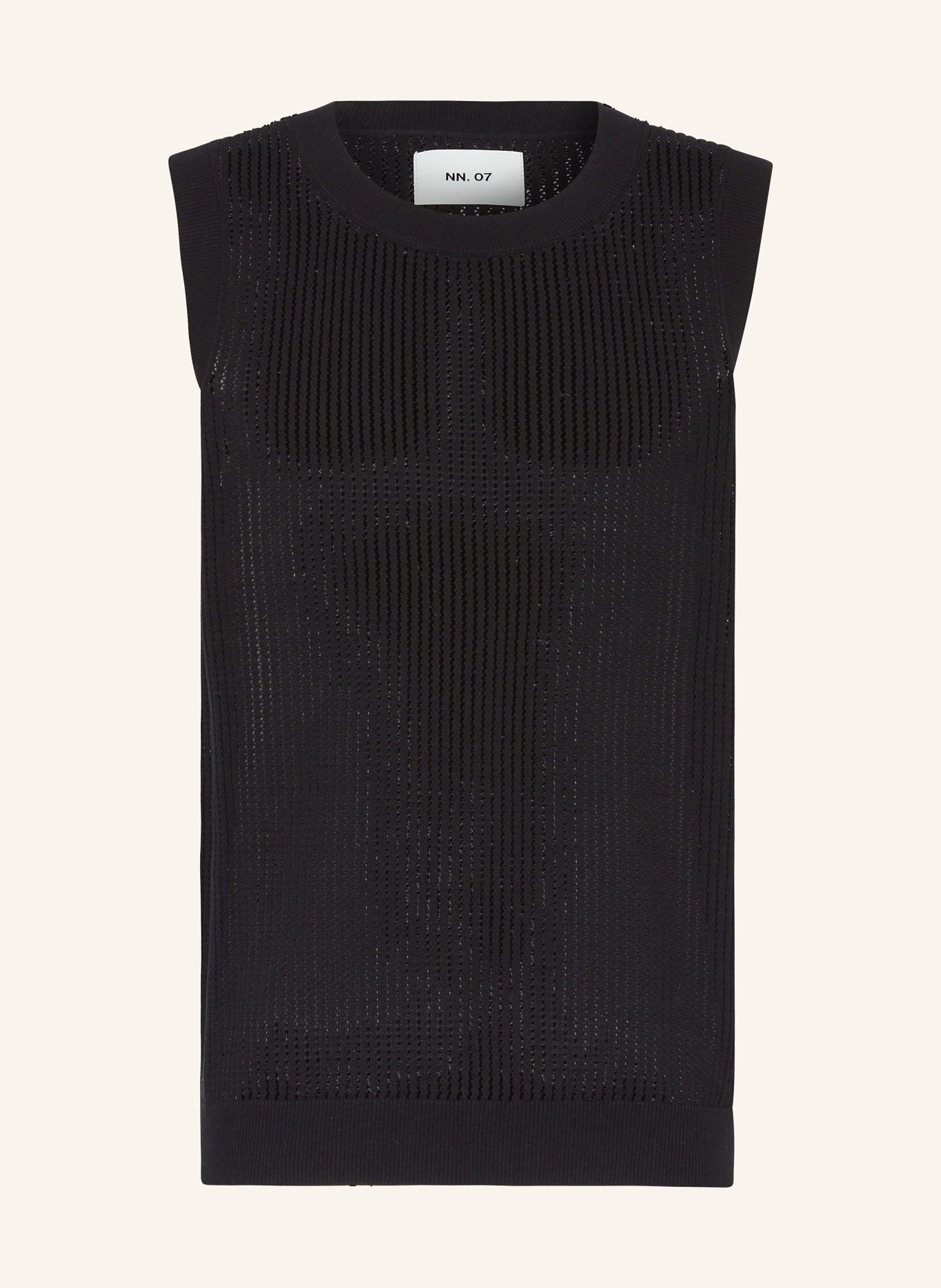 NN.07 Sweater vest HUXLEY, Color: BLACK (Image 1)