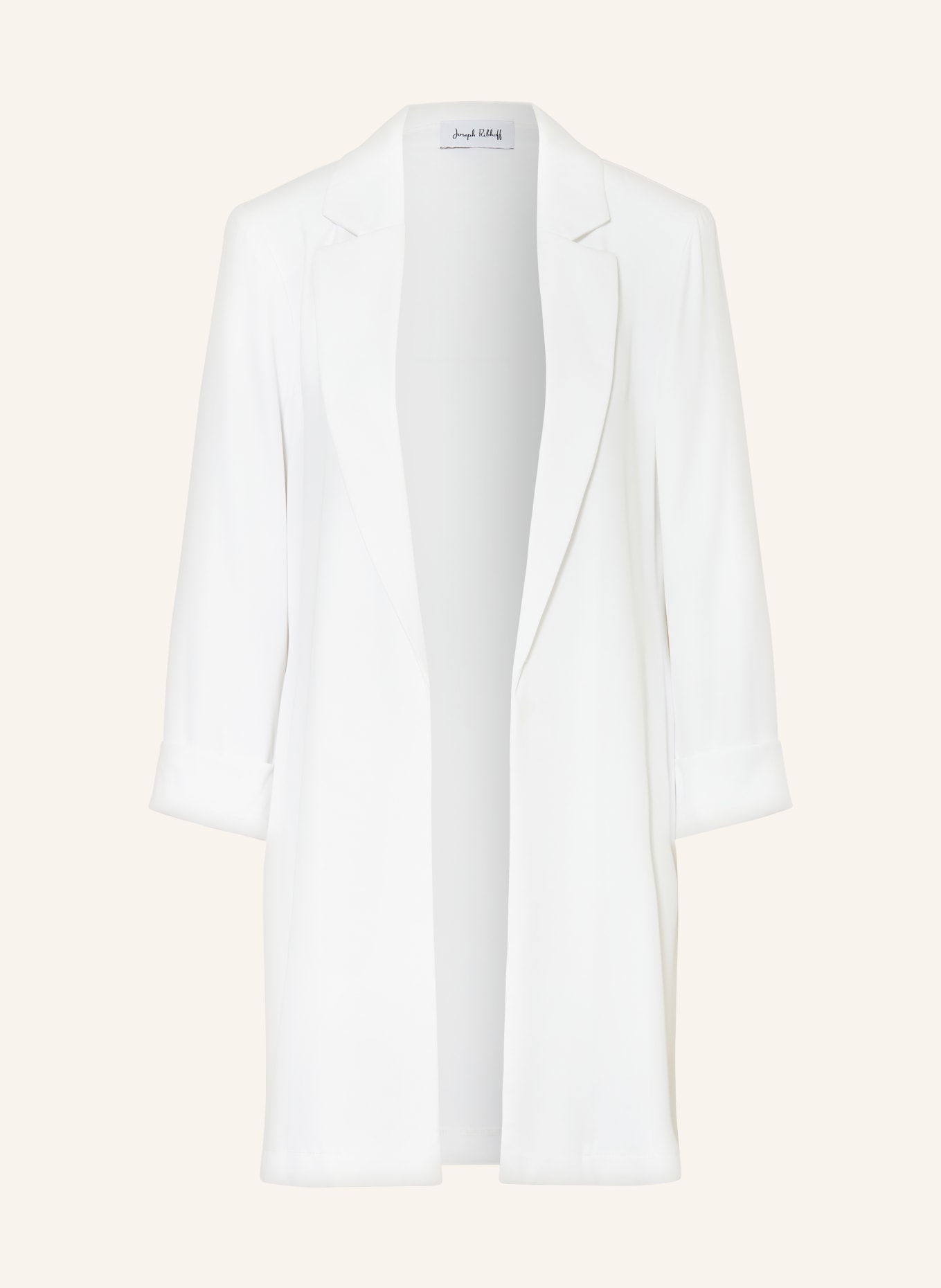 Joseph Ribkoff Long blazer, Color: WHITE (Image 1)