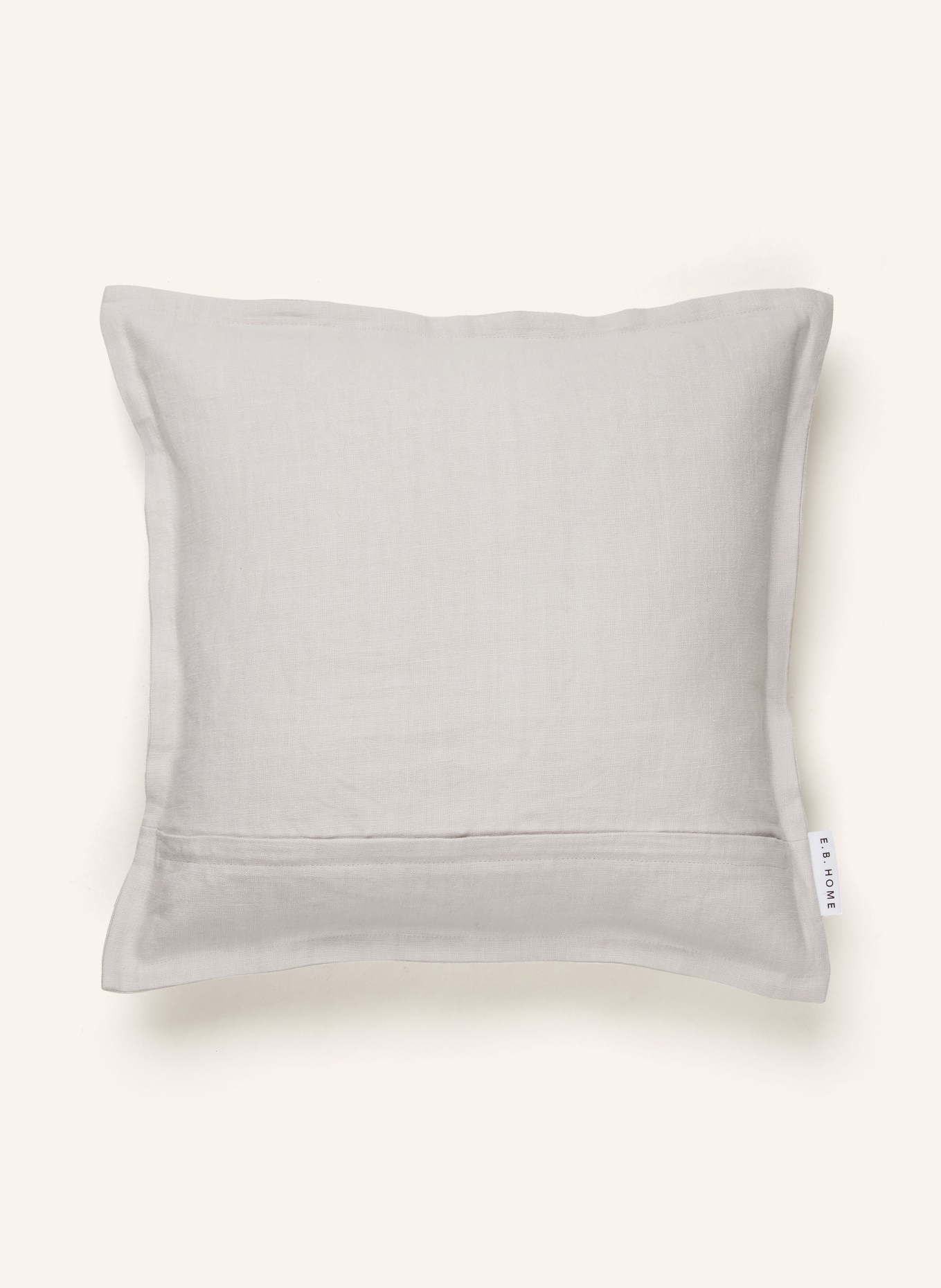 EB HOME Decorative cushion cover made of linen, Color: LIGHT GRAY (Image 2)