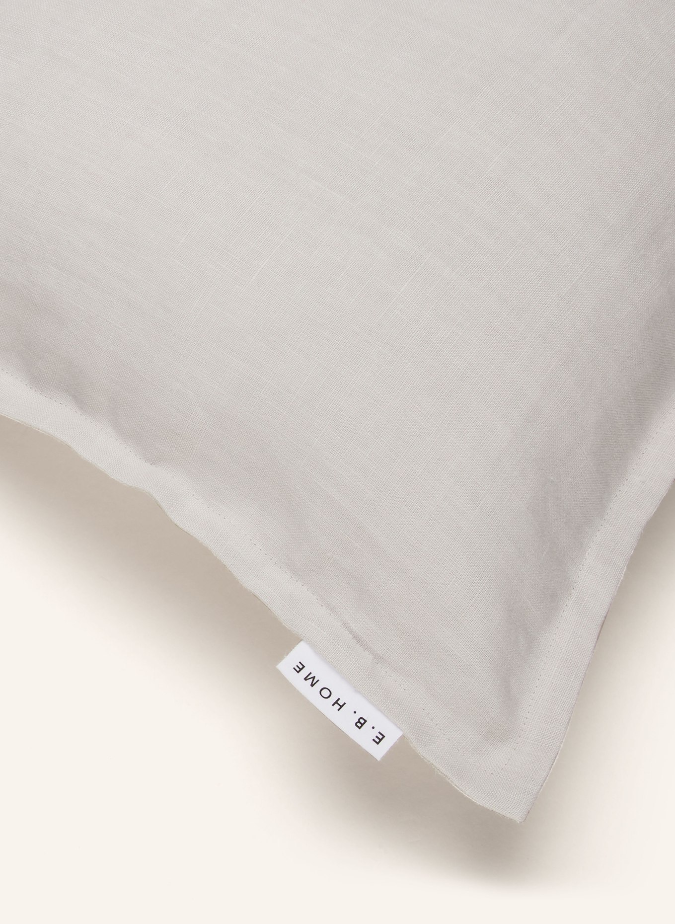 EB HOME Decorative cushion cover made of linen, Color: LIGHT GRAY (Image 3)