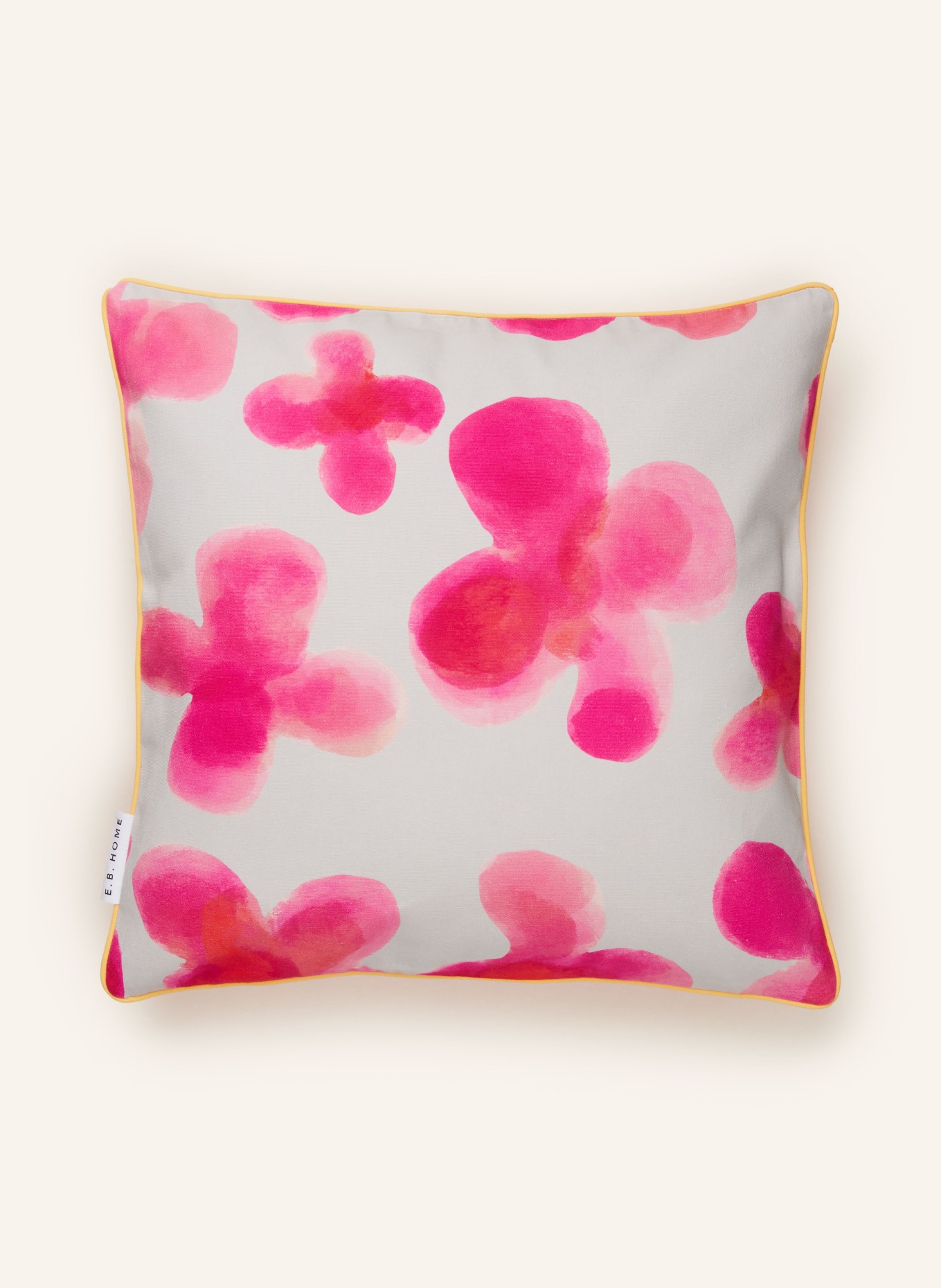 EB HOME Decorative cushion cover, Color: ORANGE/ TAUPE/ PINK (Image 1)