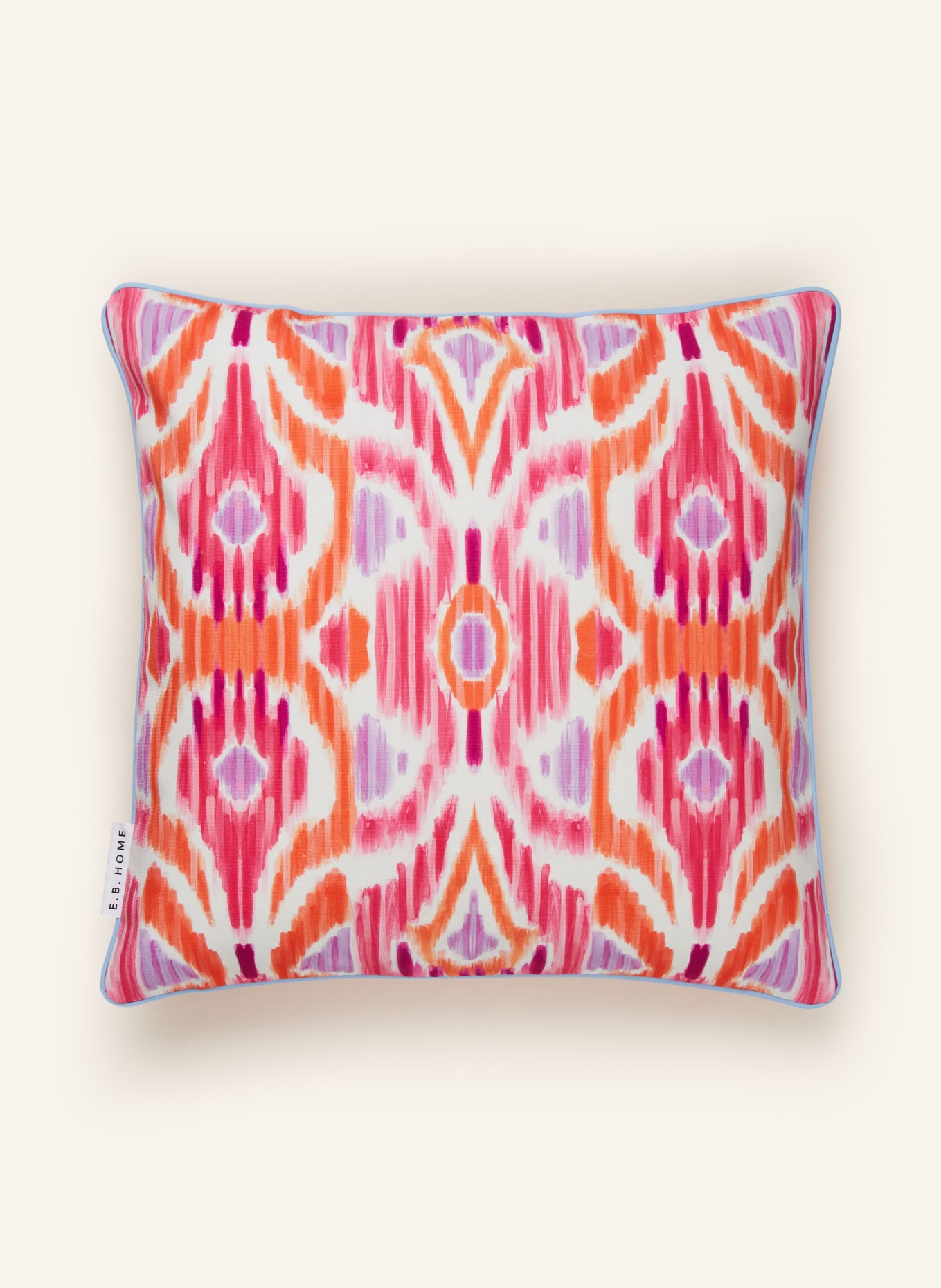 EB HOME Decorative cushion cover, Color: ORANGE/ PINK/ LIGHT PURPLE (Image 1)