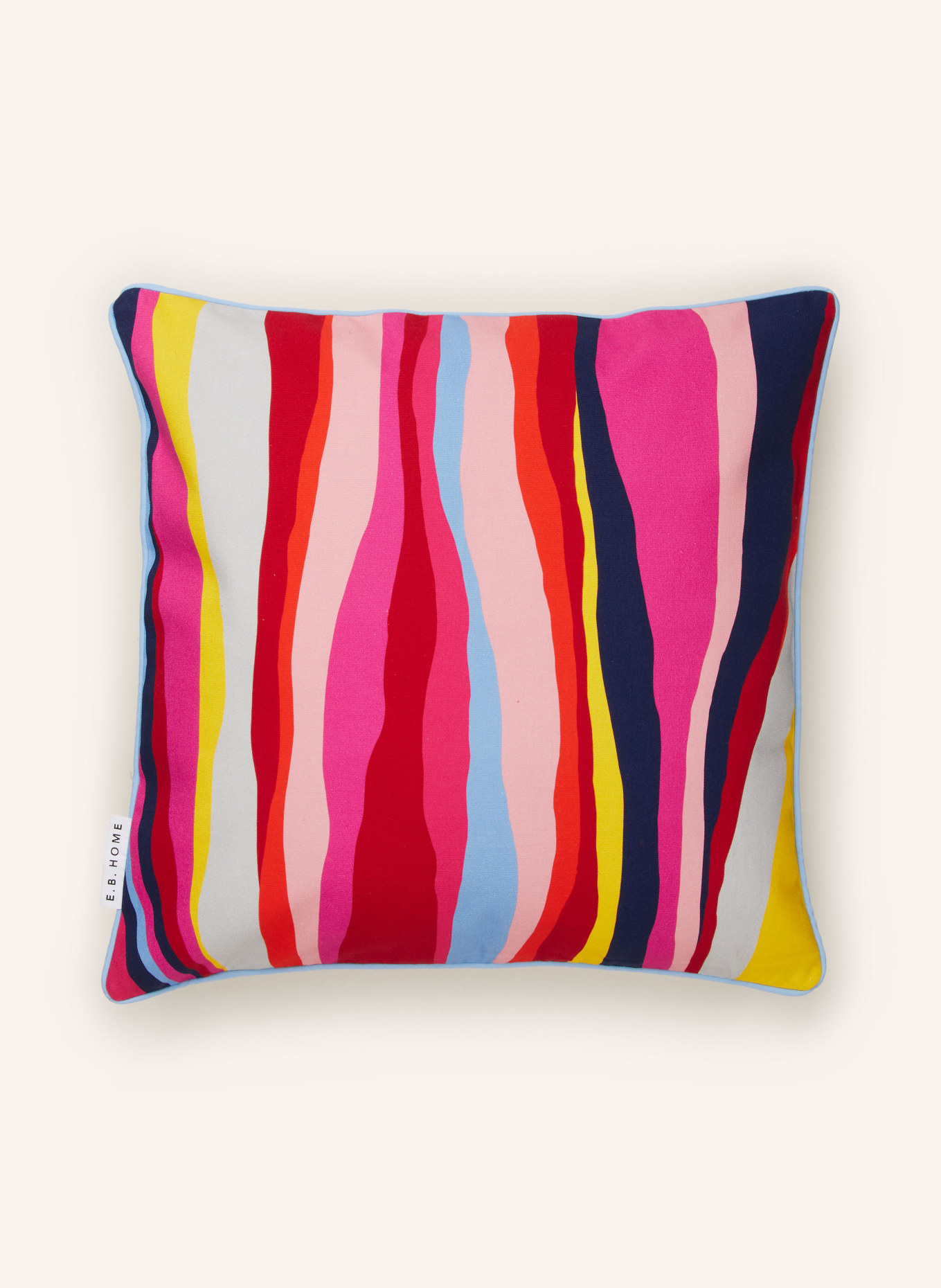 EB HOME Decorative cushion cover, Color: YELLOW/ CREAM/ PINK (Image 1)