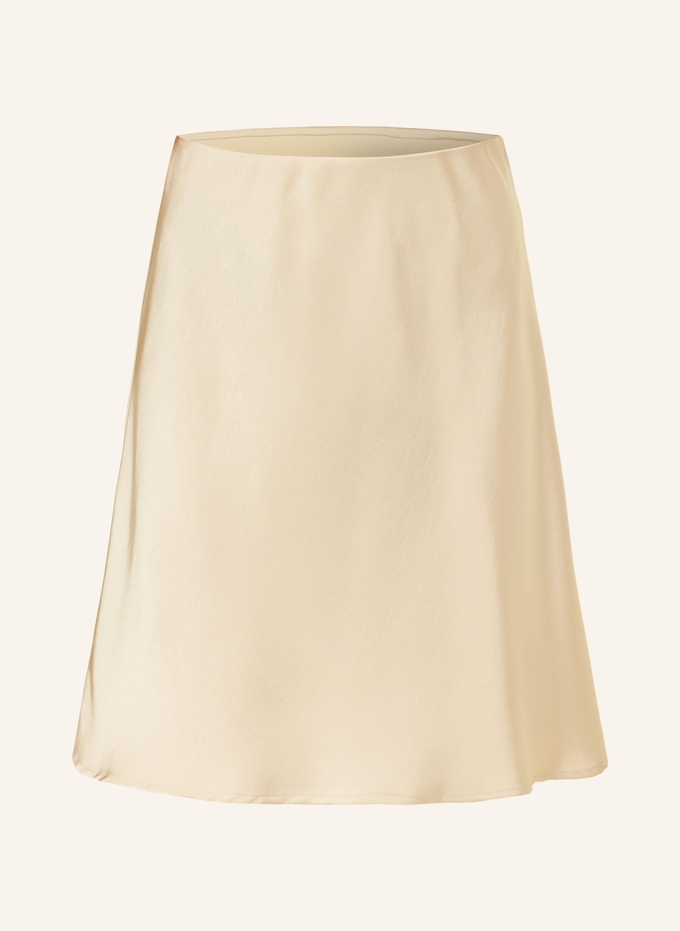 NEO NOIR Satin skirt FIYA, Color: BEIGE (Image 1)