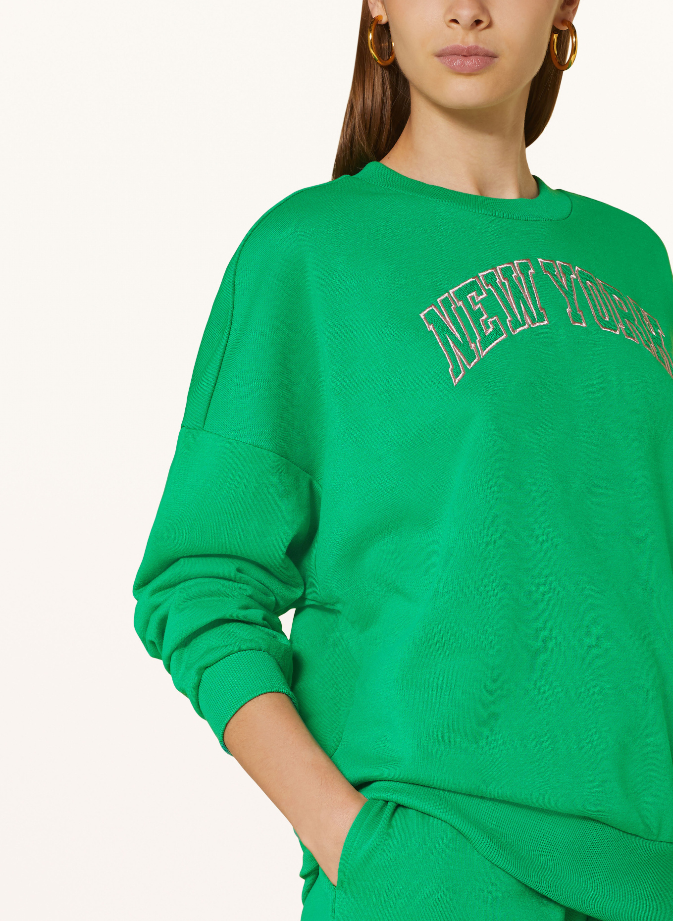 ONLY Sweatshirt, Farbe: GRÜN (Bild 4)