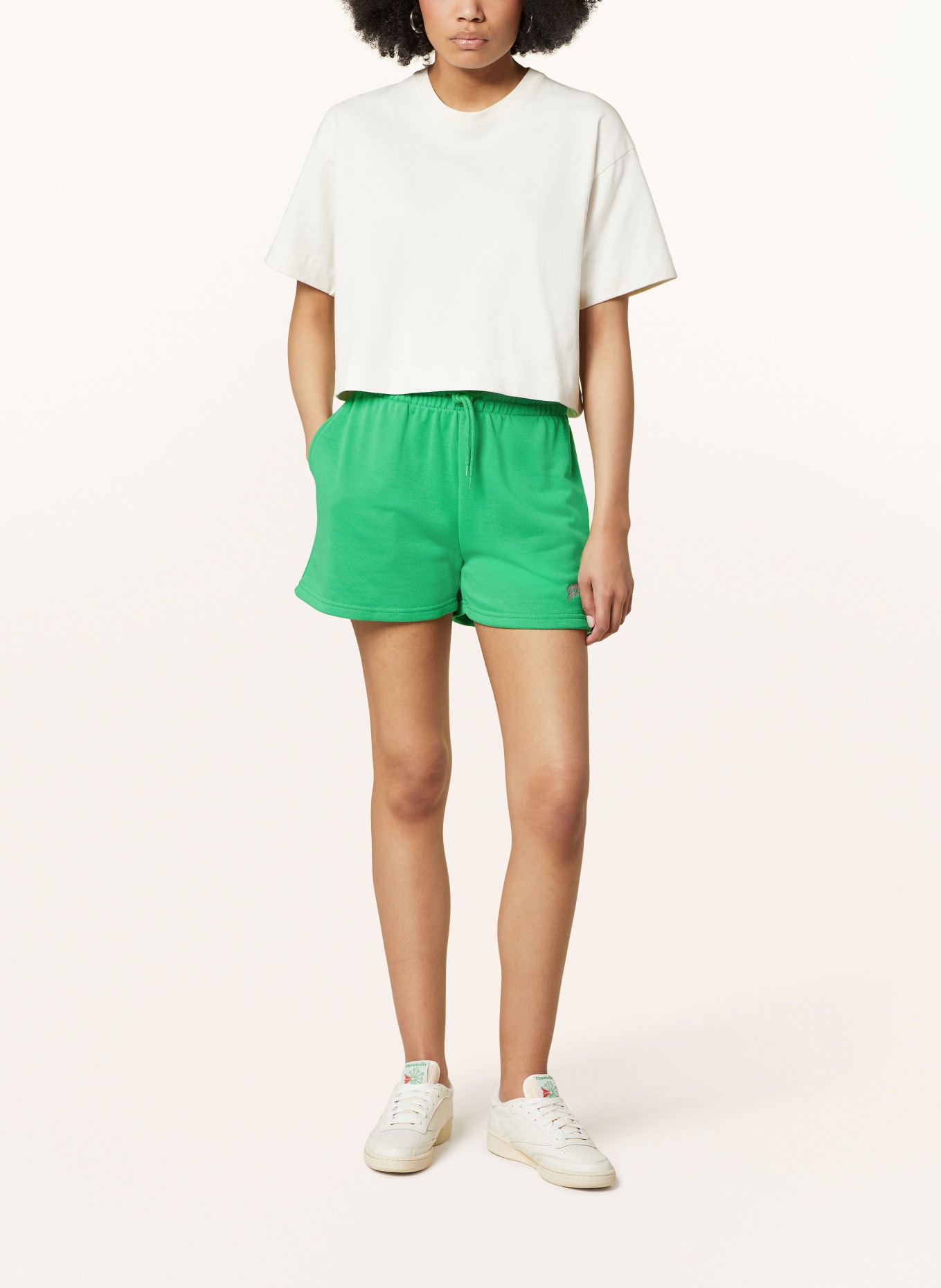 ONLY Sweat shorts, Color: GREEN (Image 2)