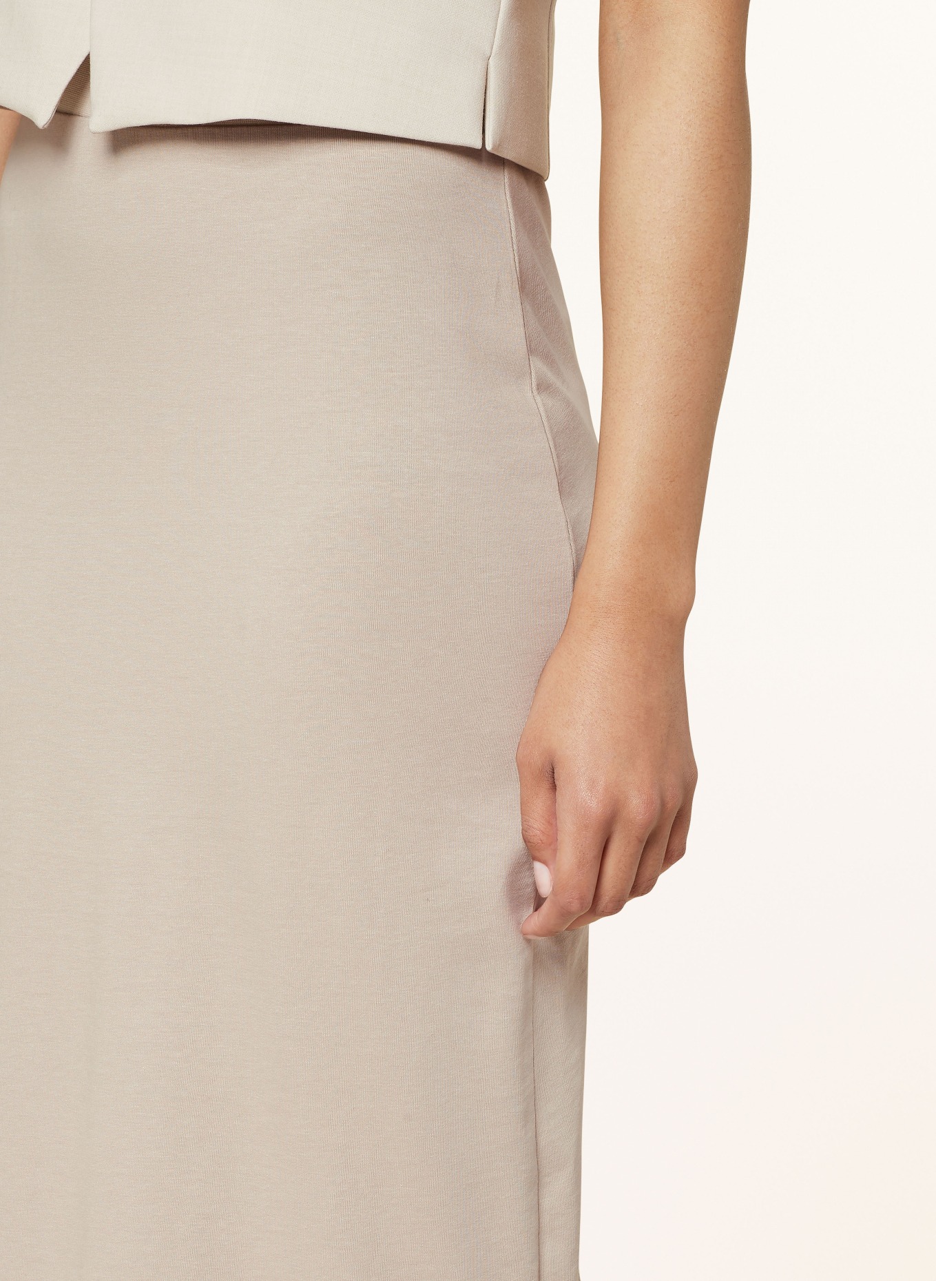 ONLY Jersey skirt, Color: BEIGE (Image 4)
