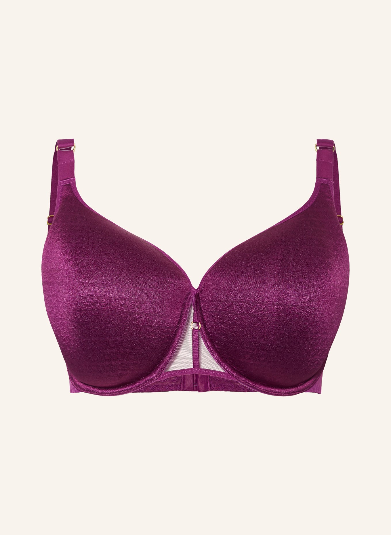 CHANTELLE Schalen-BH MONOGRAM: DUNKELLILA