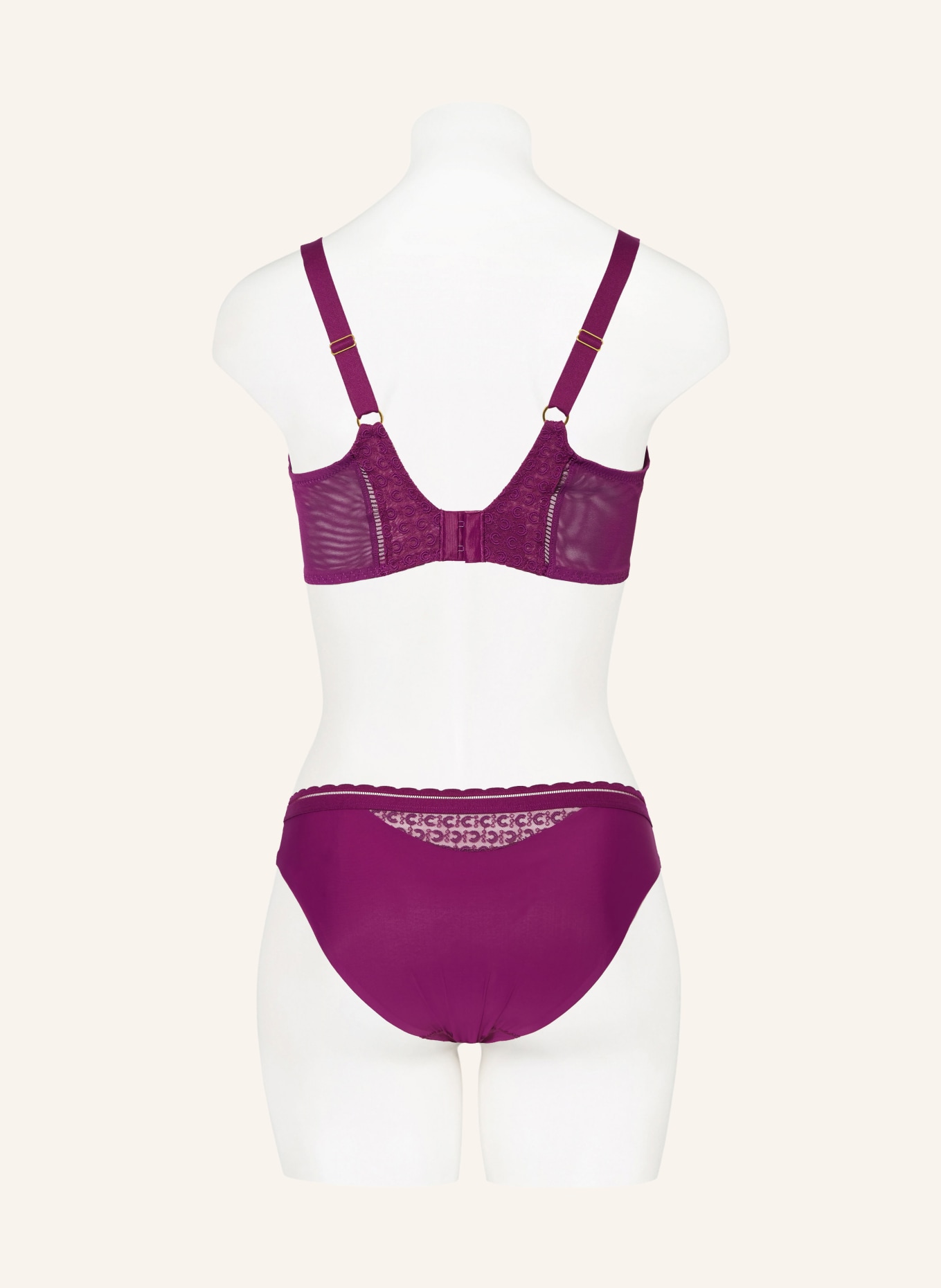 CHANTELLE Schalen-BH MONOGRAM: DUNKELLILA