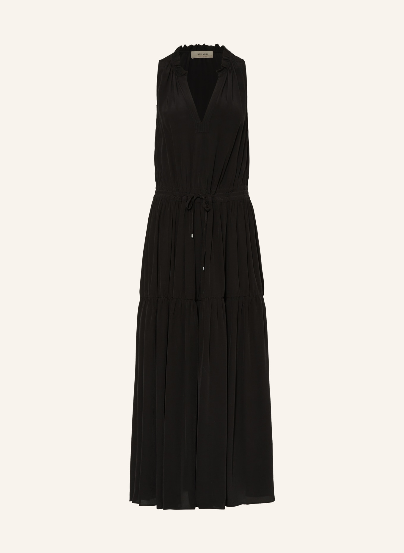 MOS MOSH Dress MMSABRI with ruffles, Color: BLACK (Image 1)