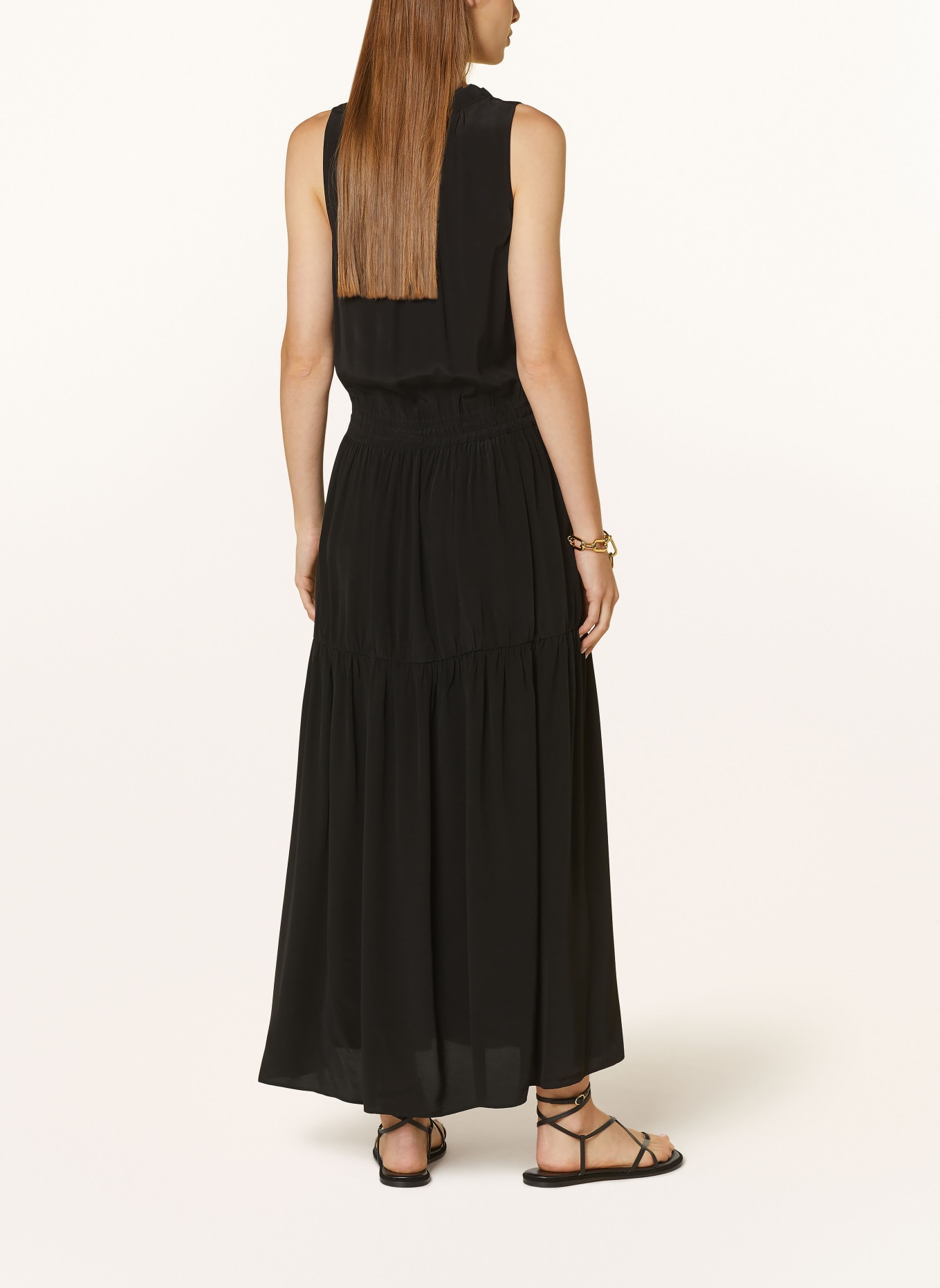 MOS MOSH Dress MMSABRI with ruffles, Color: BLACK (Image 3)