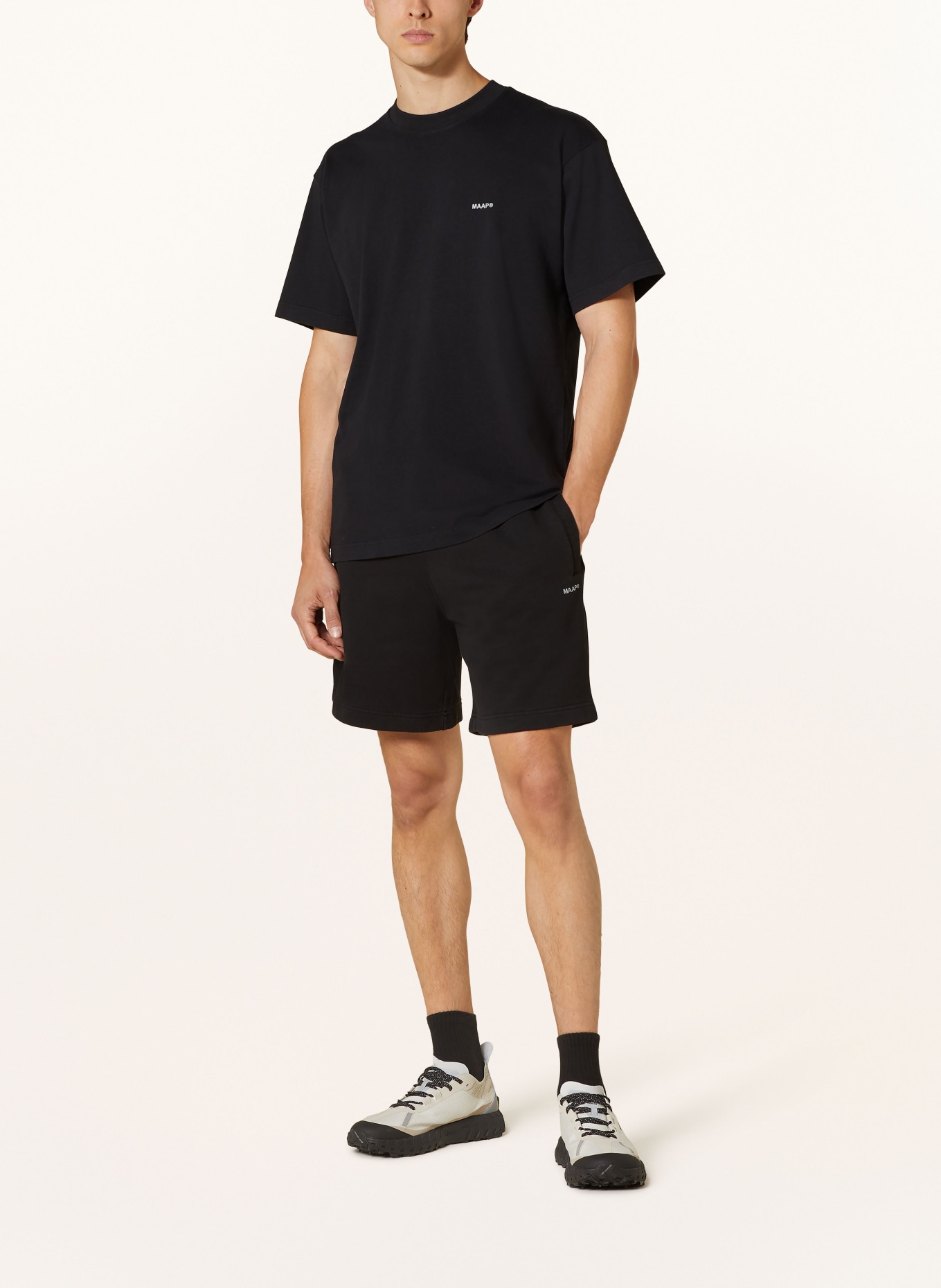 MAAP Sweat shorts ESSENTIALS, Color: BLACK (Image 2)
