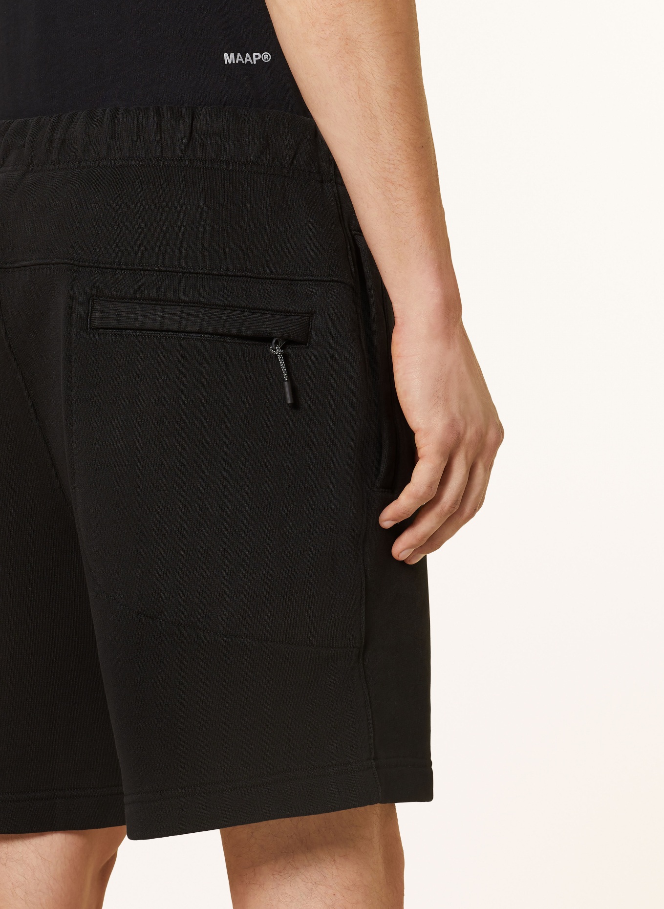 MAAP Sweat shorts ESSENTIALS, Color: BLACK (Image 6)