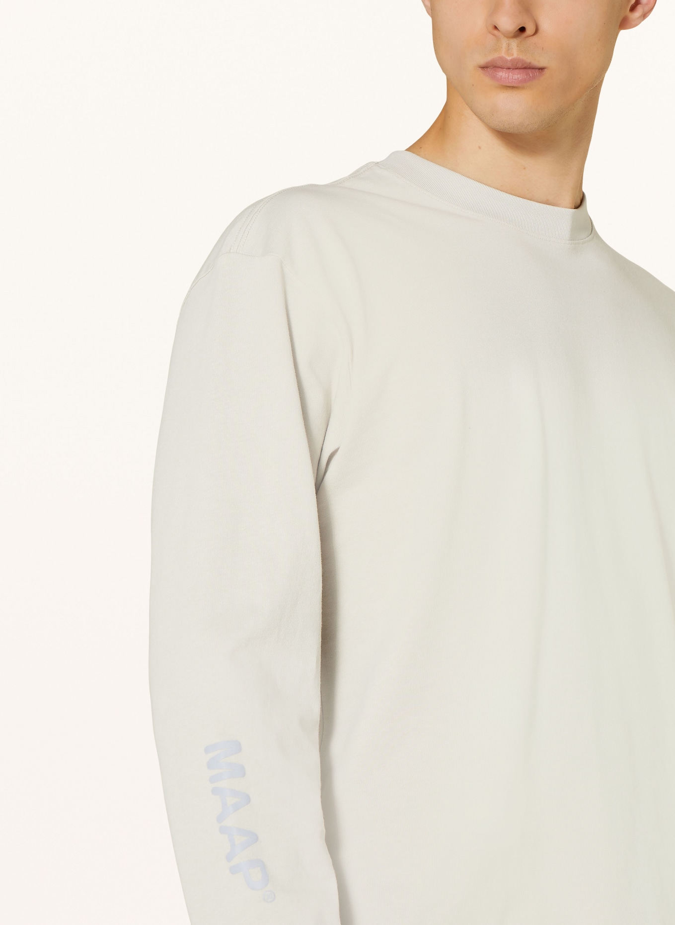 MAAP Long sleeve shirt ESSENTIALS, Color: FOG1 FOG (Image 4)