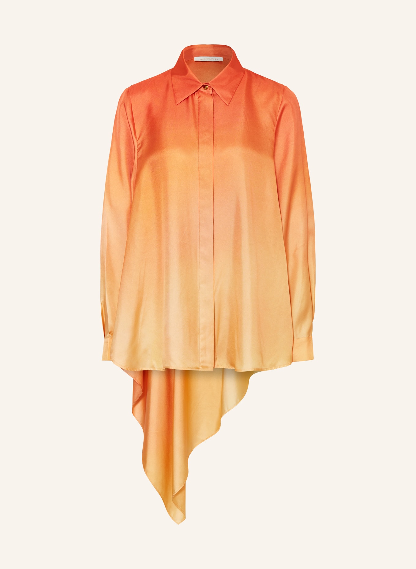 ZIMMERMANN Shirt blouse TRANQUILITY in silk, Color: ORANGE (Image 1)