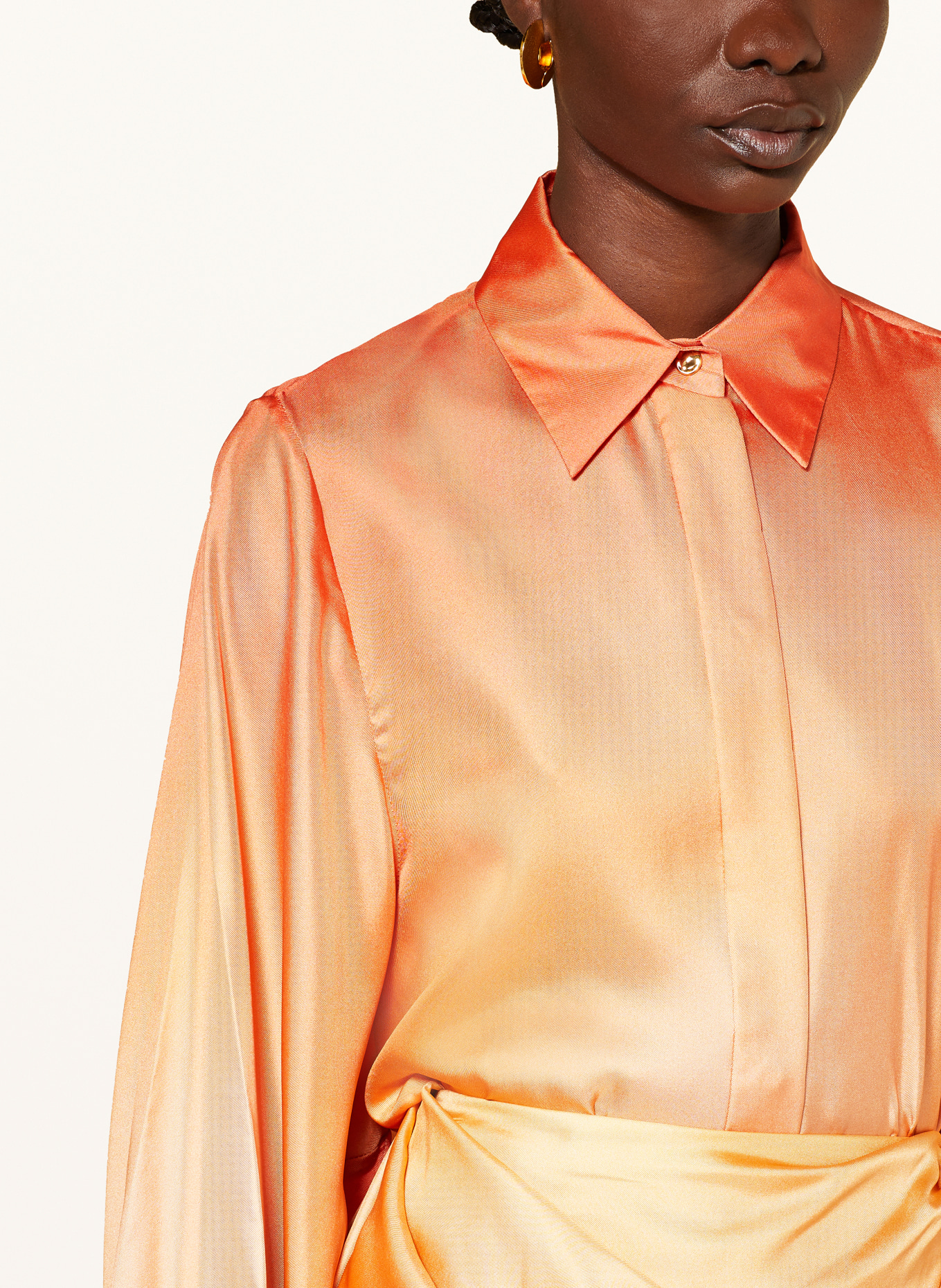 ZIMMERMANN Shirt blouse TRANQUILITY in silk, Color: ORANGE (Image 4)