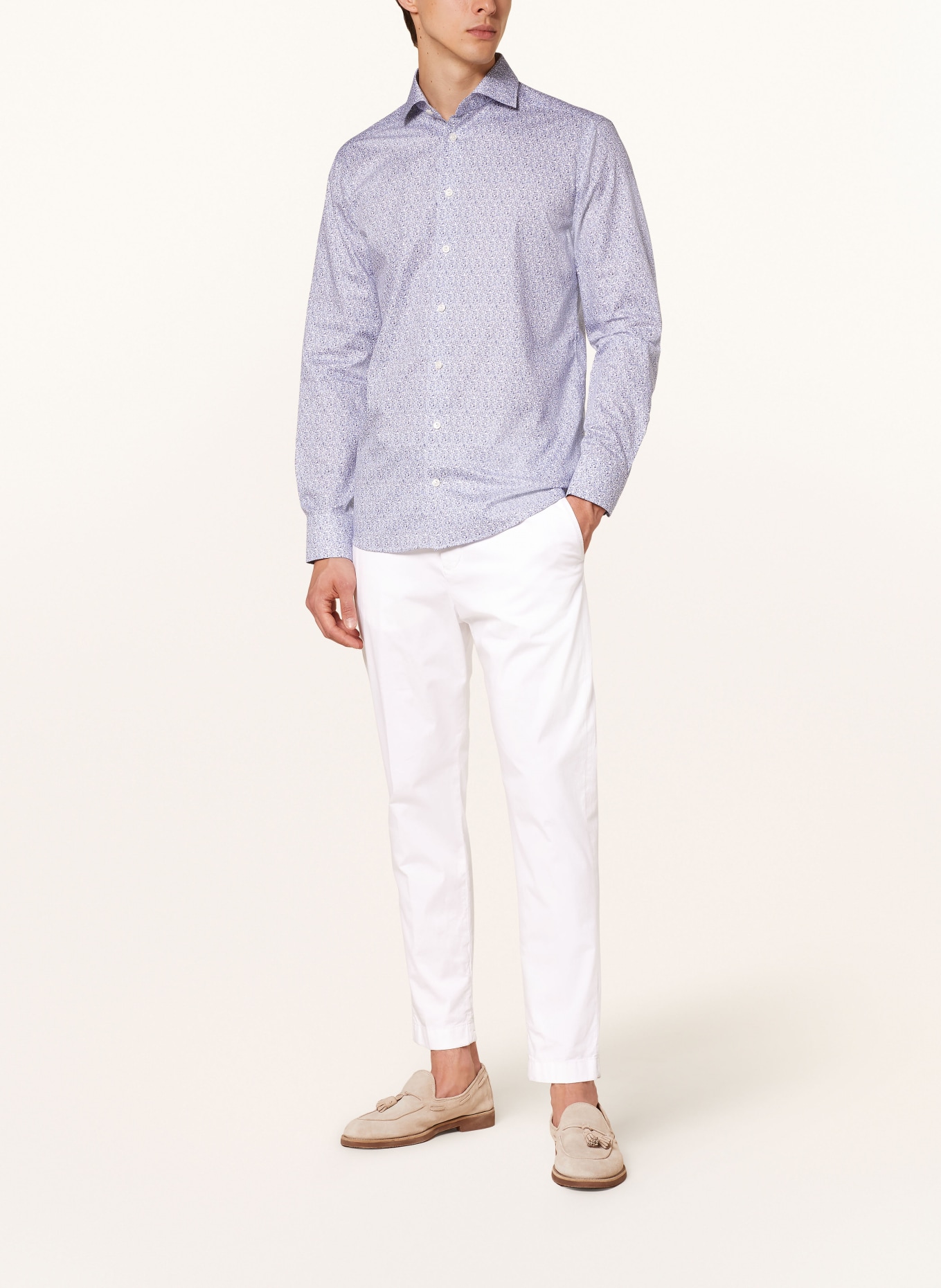 ETON Shirt slim fit, Color: LIGHT BLUE/ TAUPE/ WHITE (Image 2)