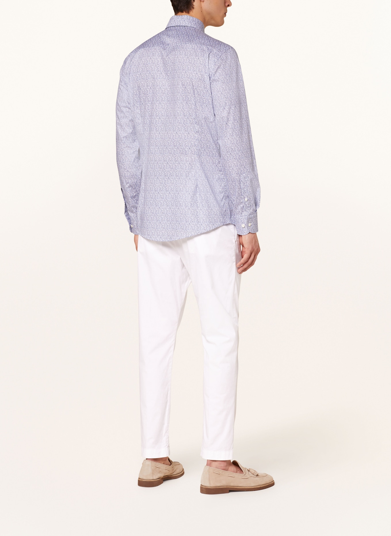 ETON Shirt slim fit, Color: LIGHT BLUE/ TAUPE/ WHITE (Image 3)