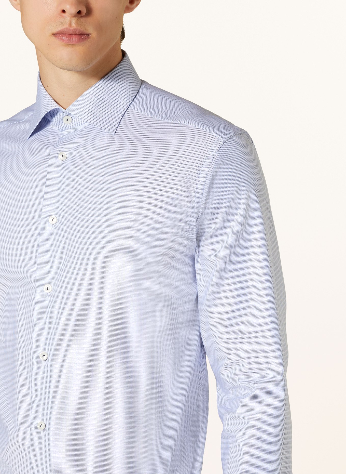 ETON Shirt slim fit, Color: WHITE/ BLUE (Image 4)