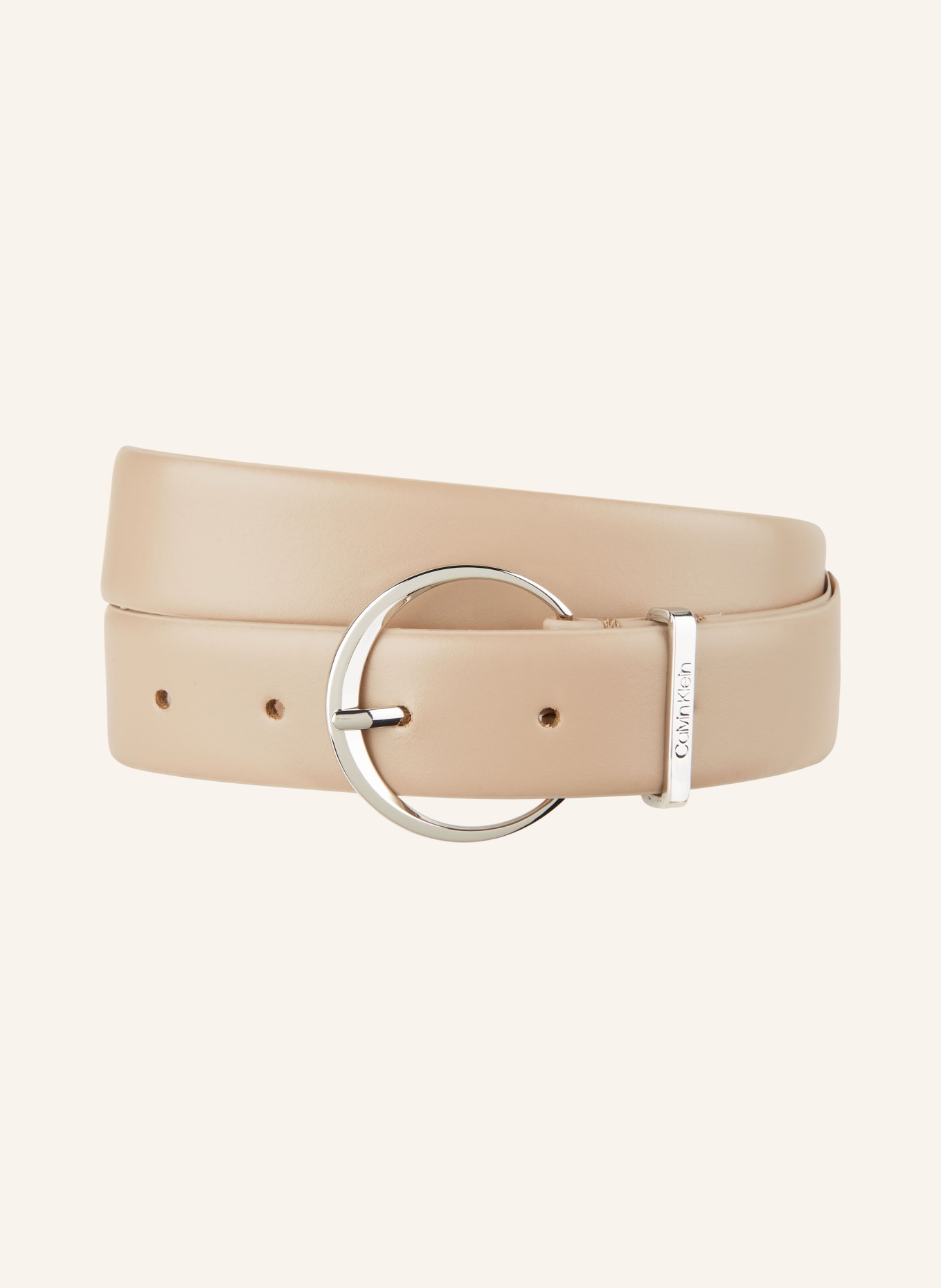 Calvin Klein Leather belt, Color: NUDE (Image 1)