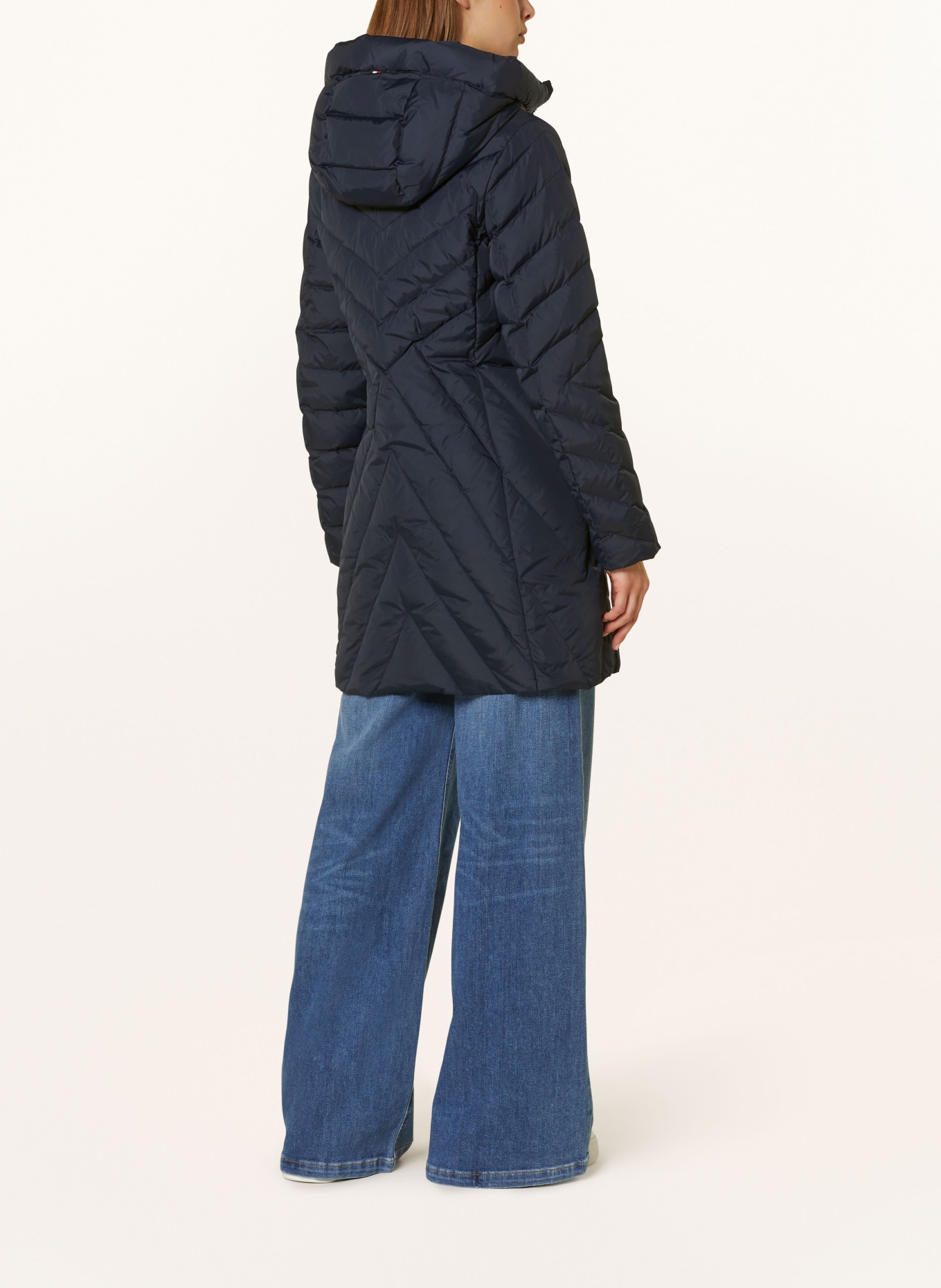 TOMMY HILFIGER Daunenmantel: DUNKELBLAU