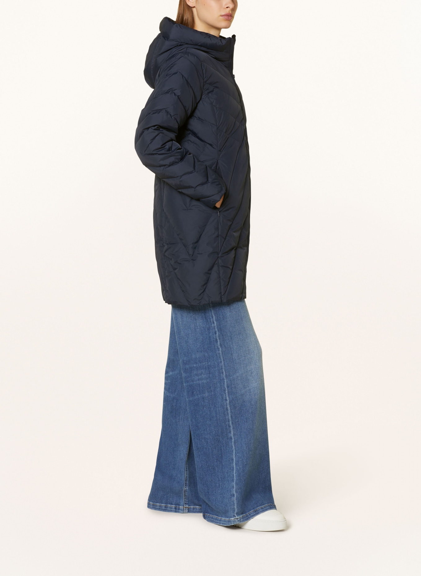 TOMMY HILFIGER Daunenmantel: DUNKELBLAU