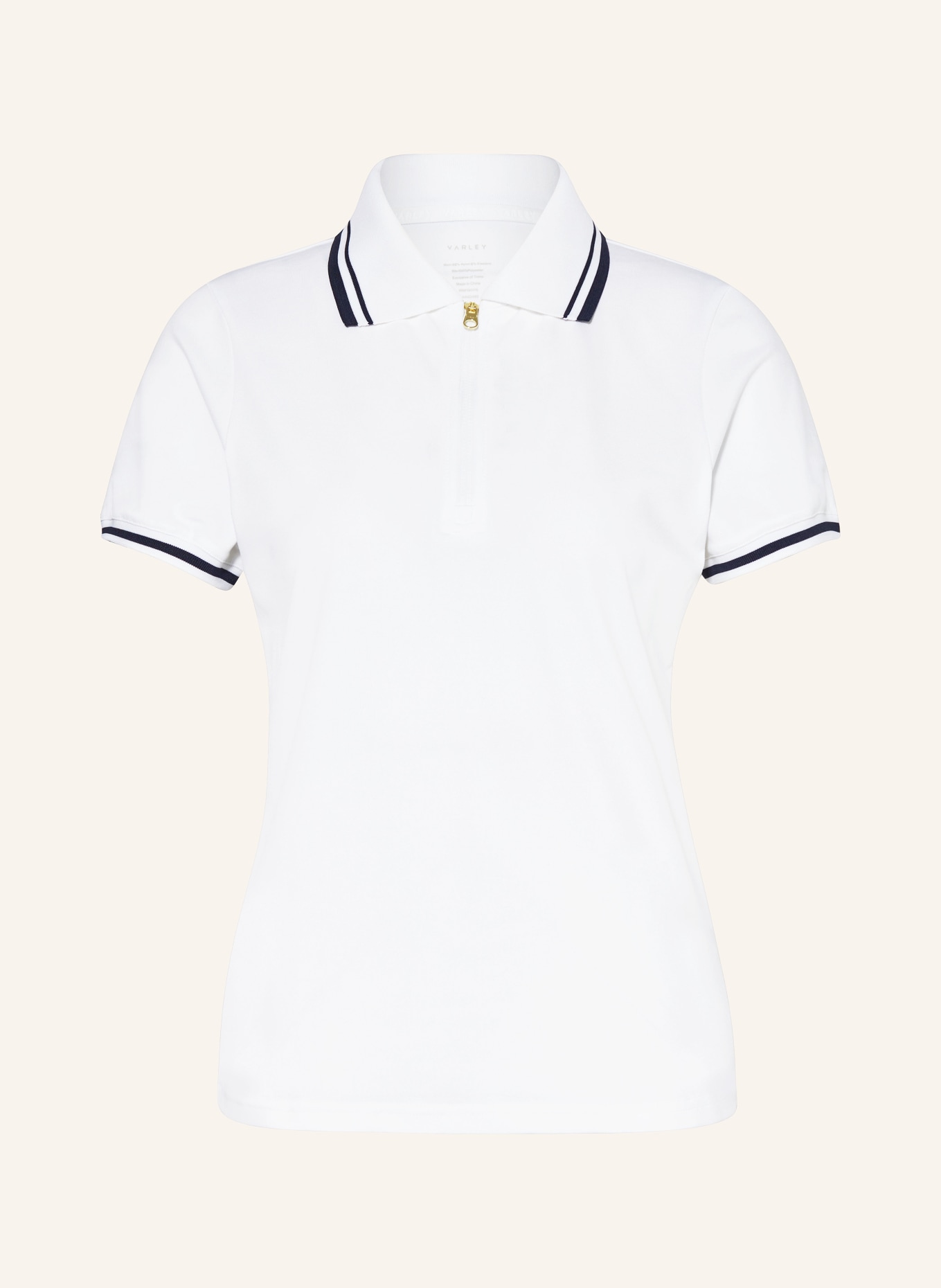 VARLEY Functional polo shirt PENELOPE, Color: WHITE (Image 1)