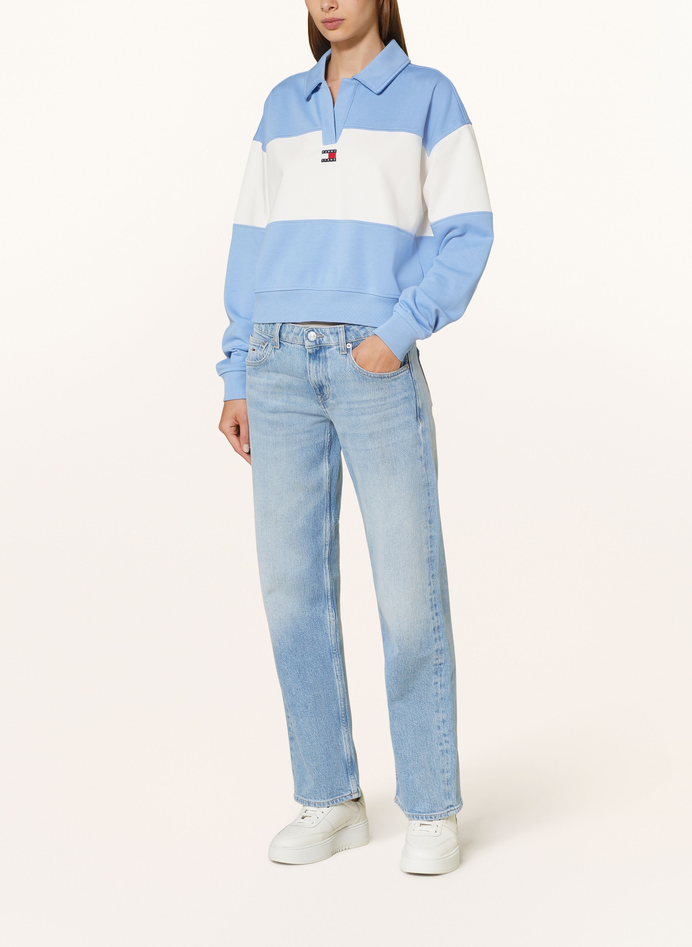Tommy jeans rugby shirt womens outlet