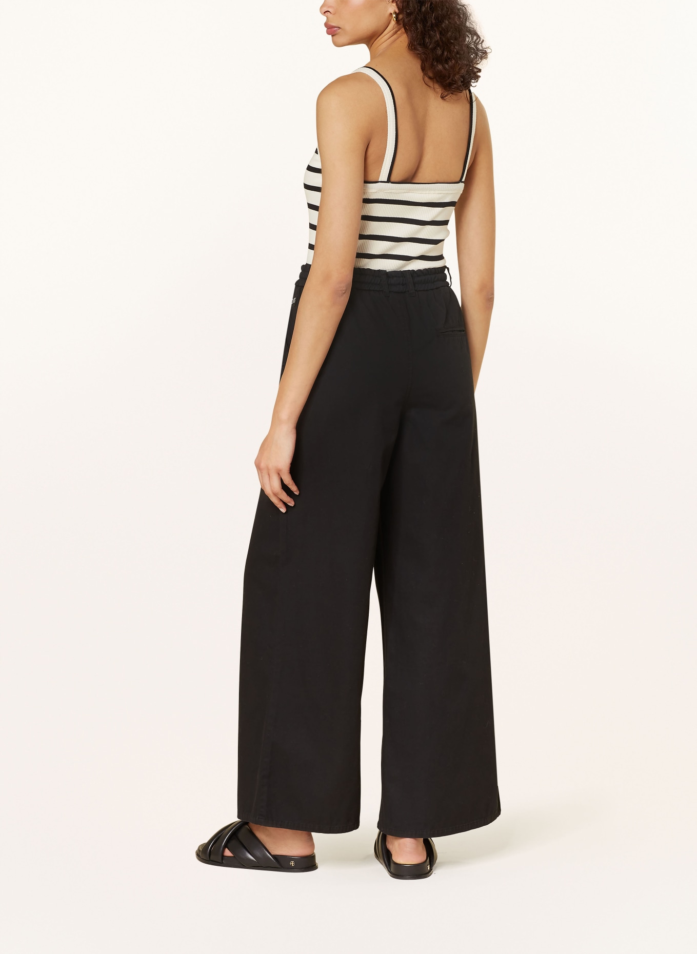 10DAYS Marlenehose: SCHWARZ