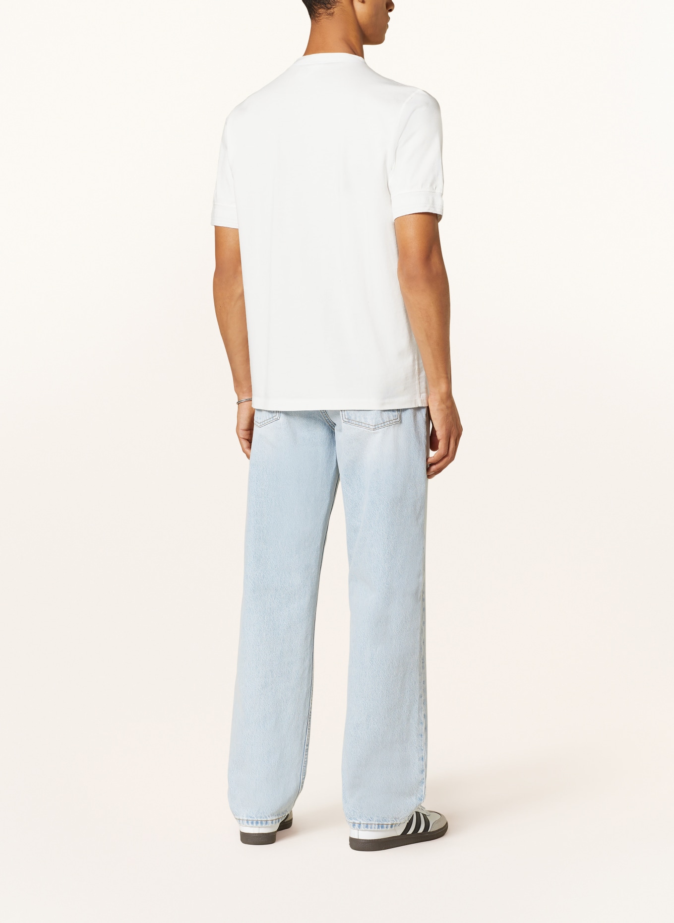 Nudie Jeans Henley shirt, Color: ECRU (Image 3)